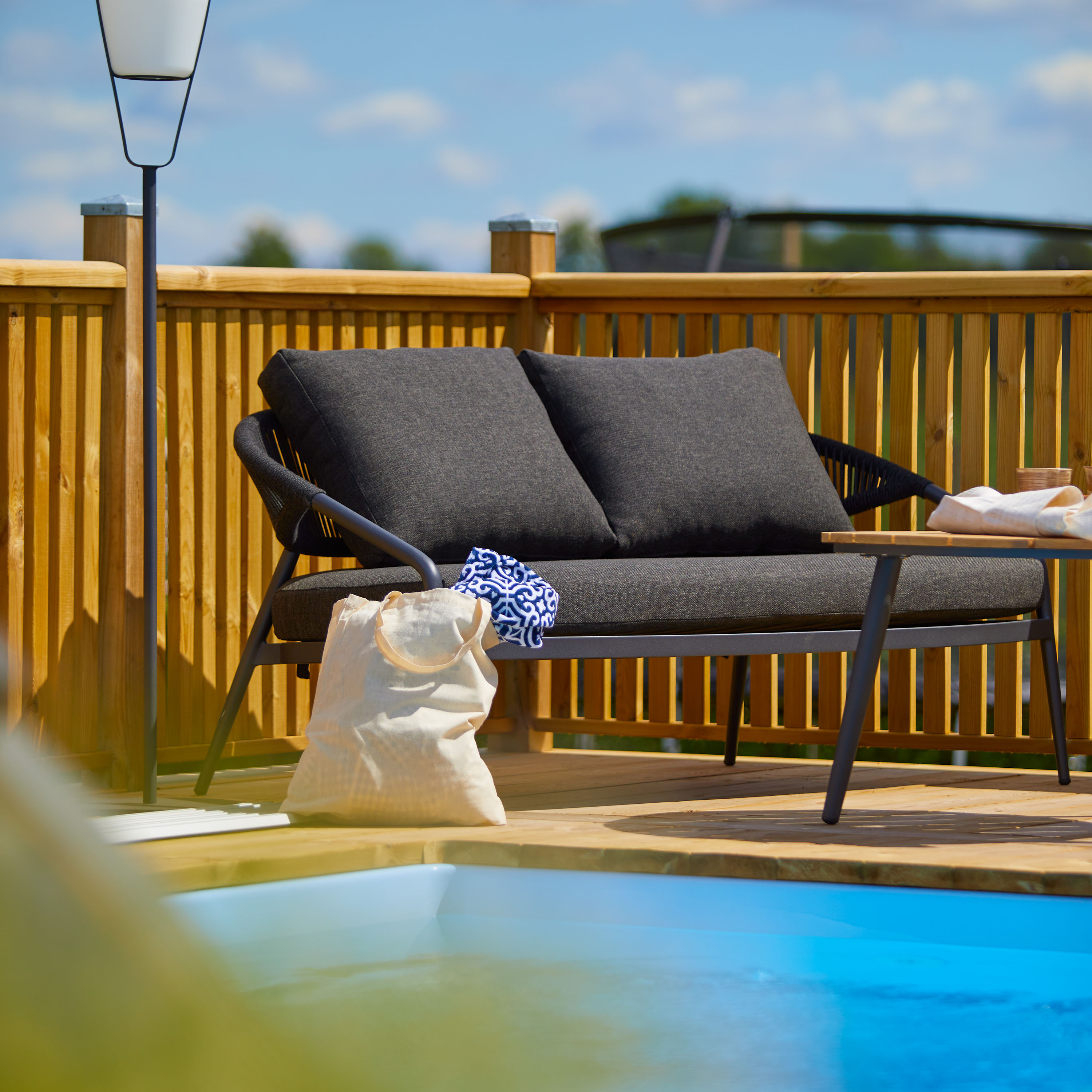 Hillerstorp Ekeryd 2-sits Soffa Antracitgrå