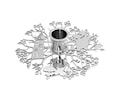Hilke X Mumin No.1 Ljusstake Silver 13cm