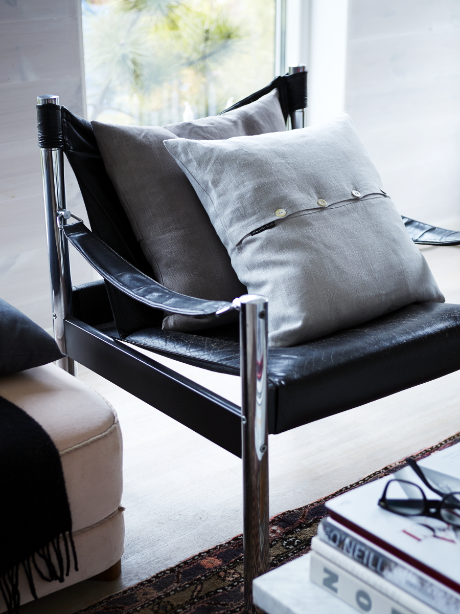 Lovely Linen Classic Kissenbezug Leinen Hellgrau 50x50