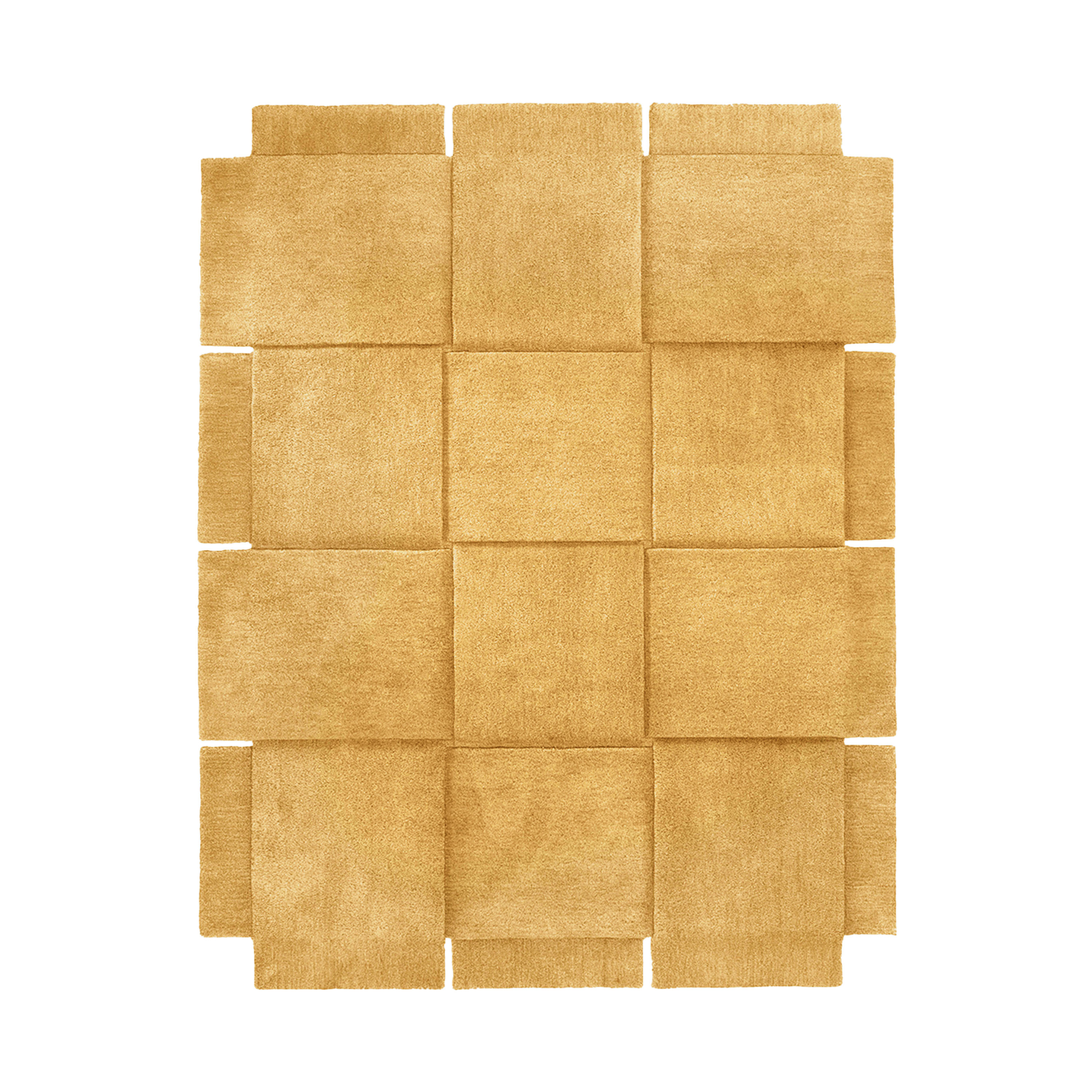 Basket Ullmatta Yellow Ochre 185x240