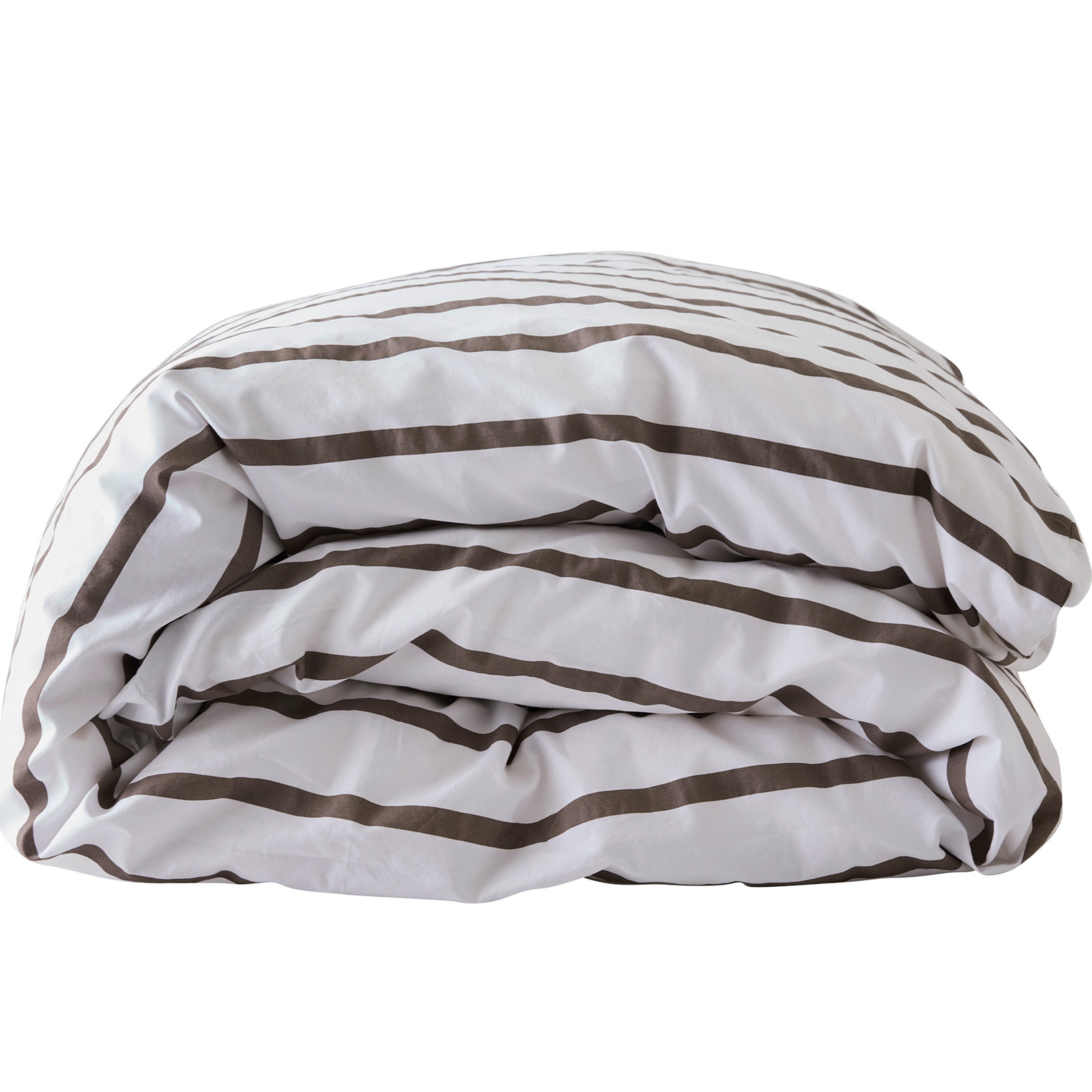 Påslakan Taupe Stripe 240x220