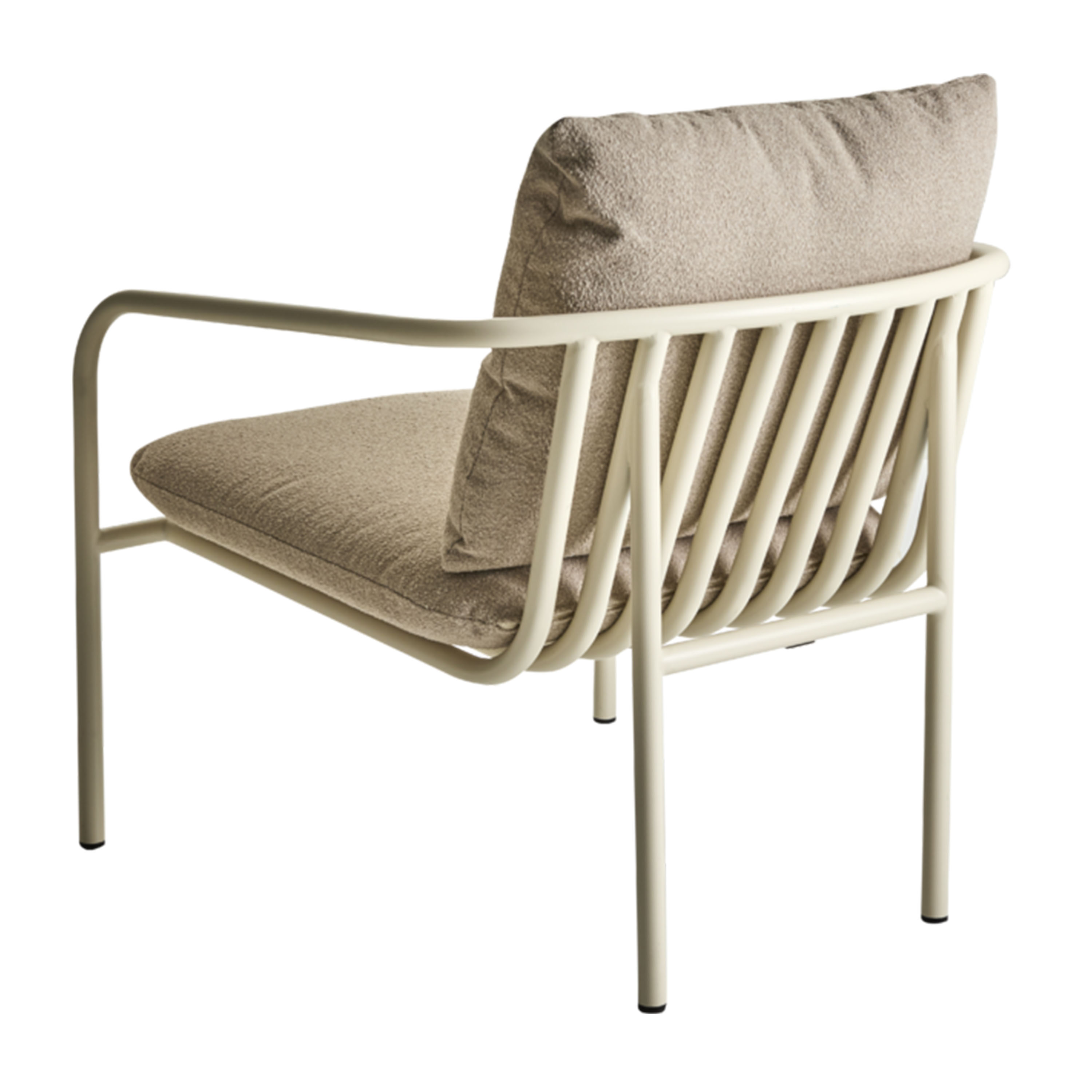 Brafab Bendt Loungefotölj Pearl White/Teddy Beige
