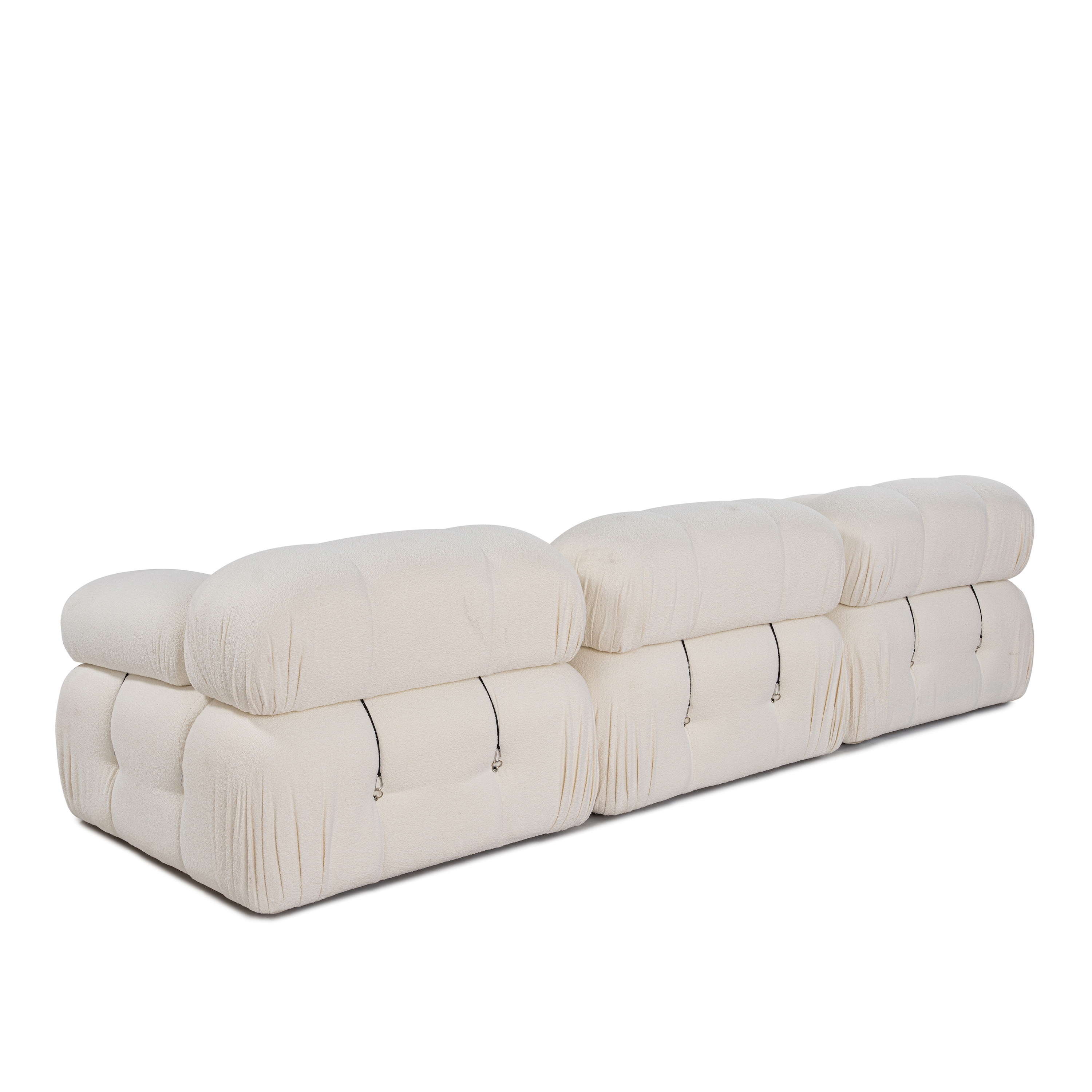 Sleepo Collection Blanca 3-sits Soffa White Bouclé