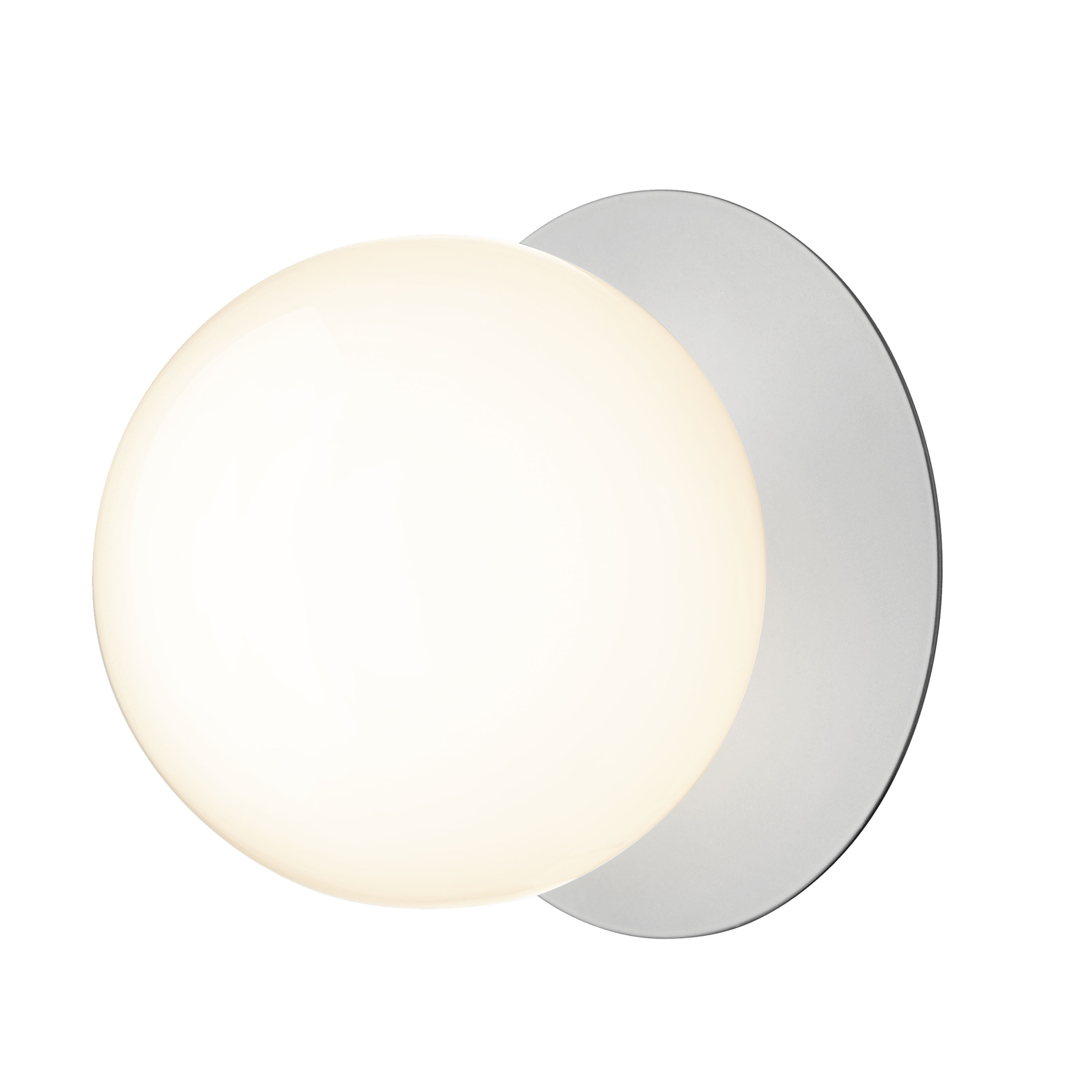 Liila 1 Vägg-/taklampa Light Silver/Opal Large