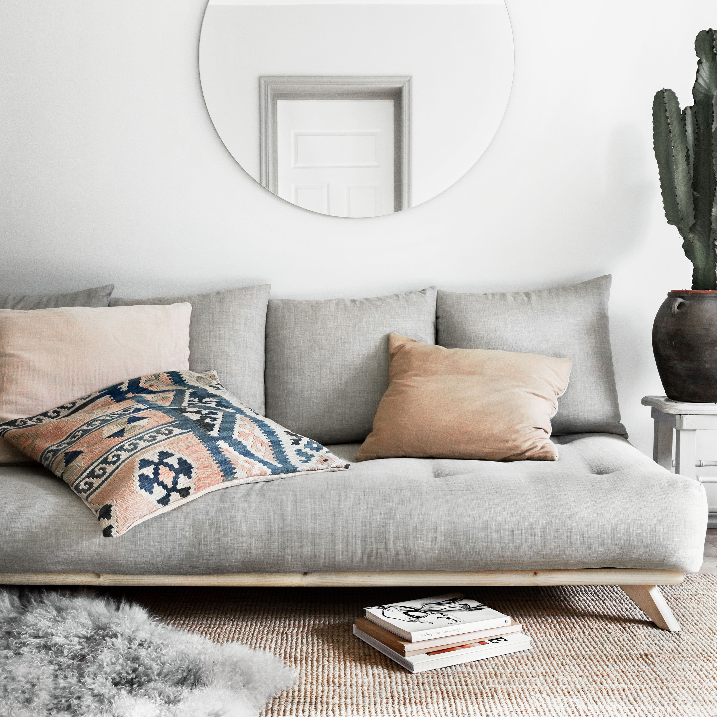 Karup Design Senza Vuodesohva Luonnollinen/Valkoinen 200 cm