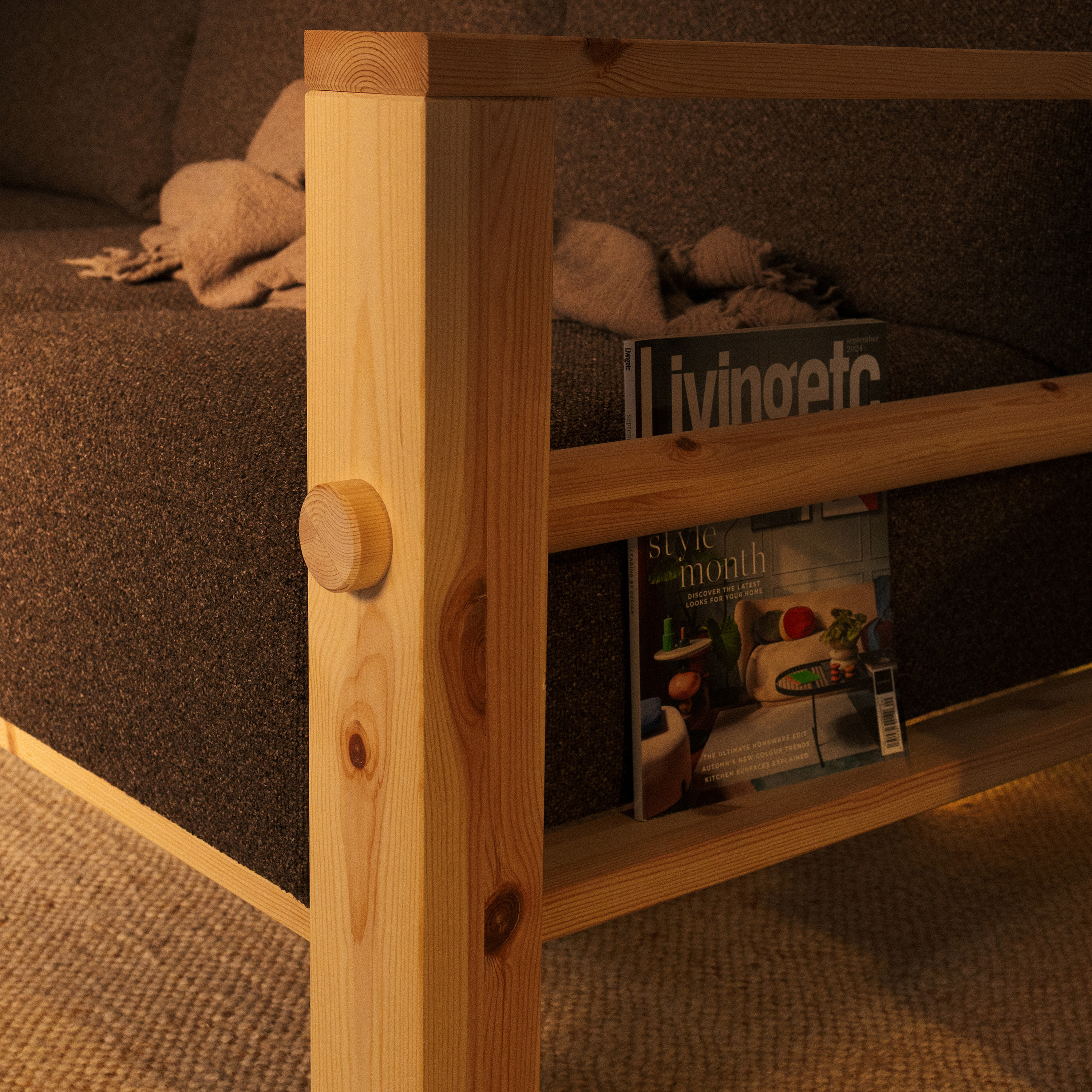 Karup Design Bare Bäddsoffa Raw/Mellow Brown