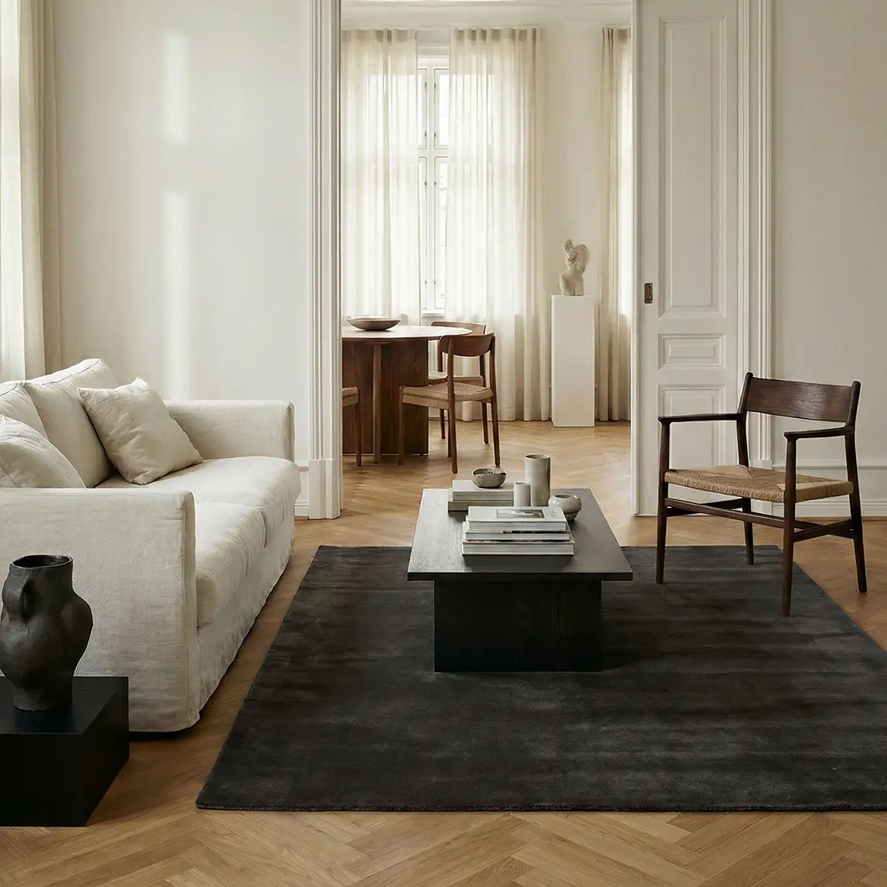 Classic Collection Solid Villamatto Hiilenharmaa 200x300