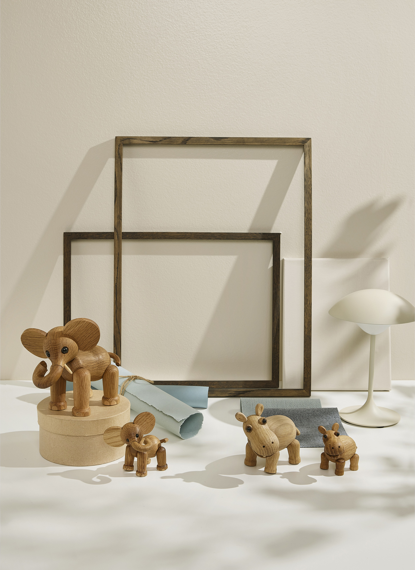 Spring Copenhagen Ollie Elephant Koristelu Tammi/Vaahtera 15cm