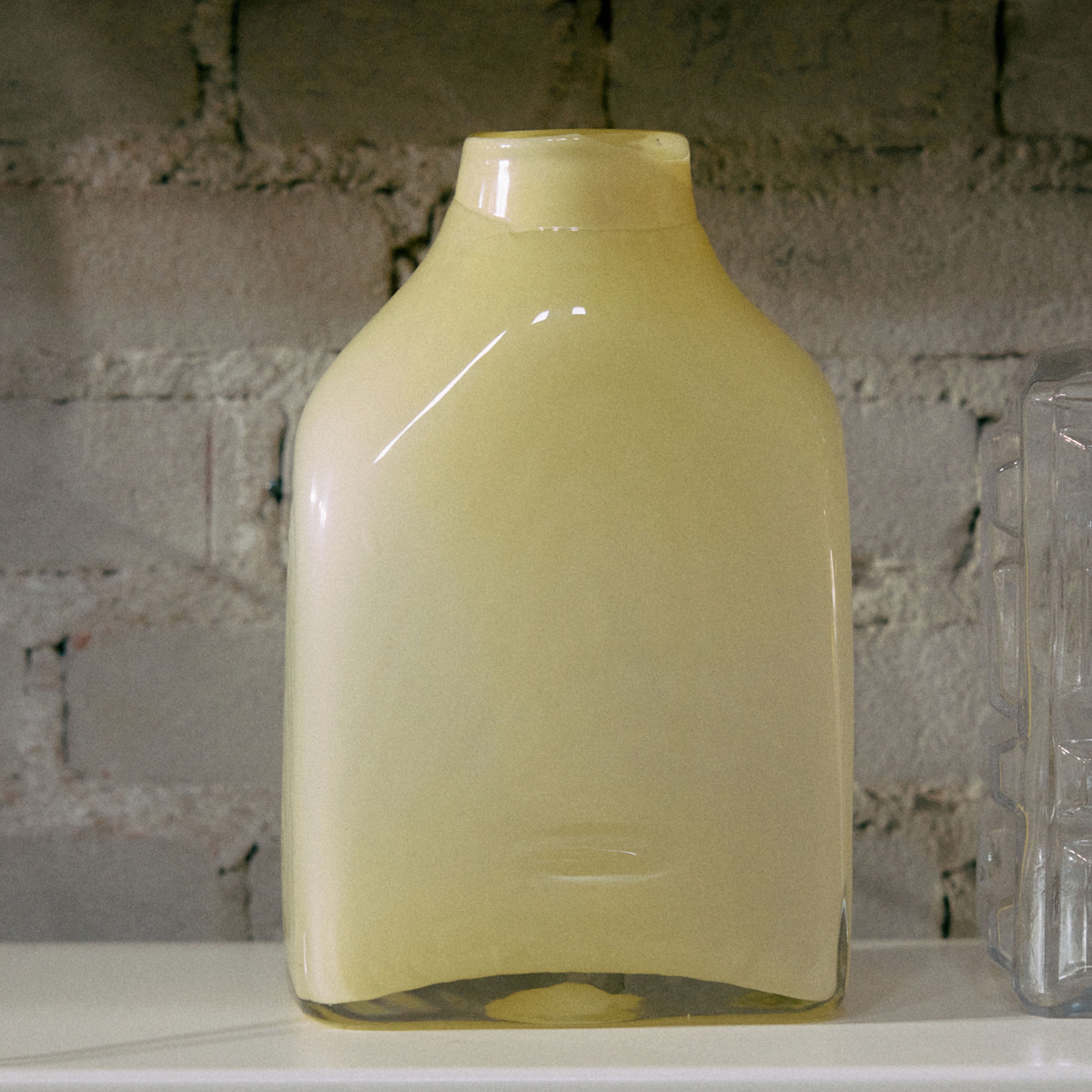 HKliving Atelier Glasvas Cream Medium