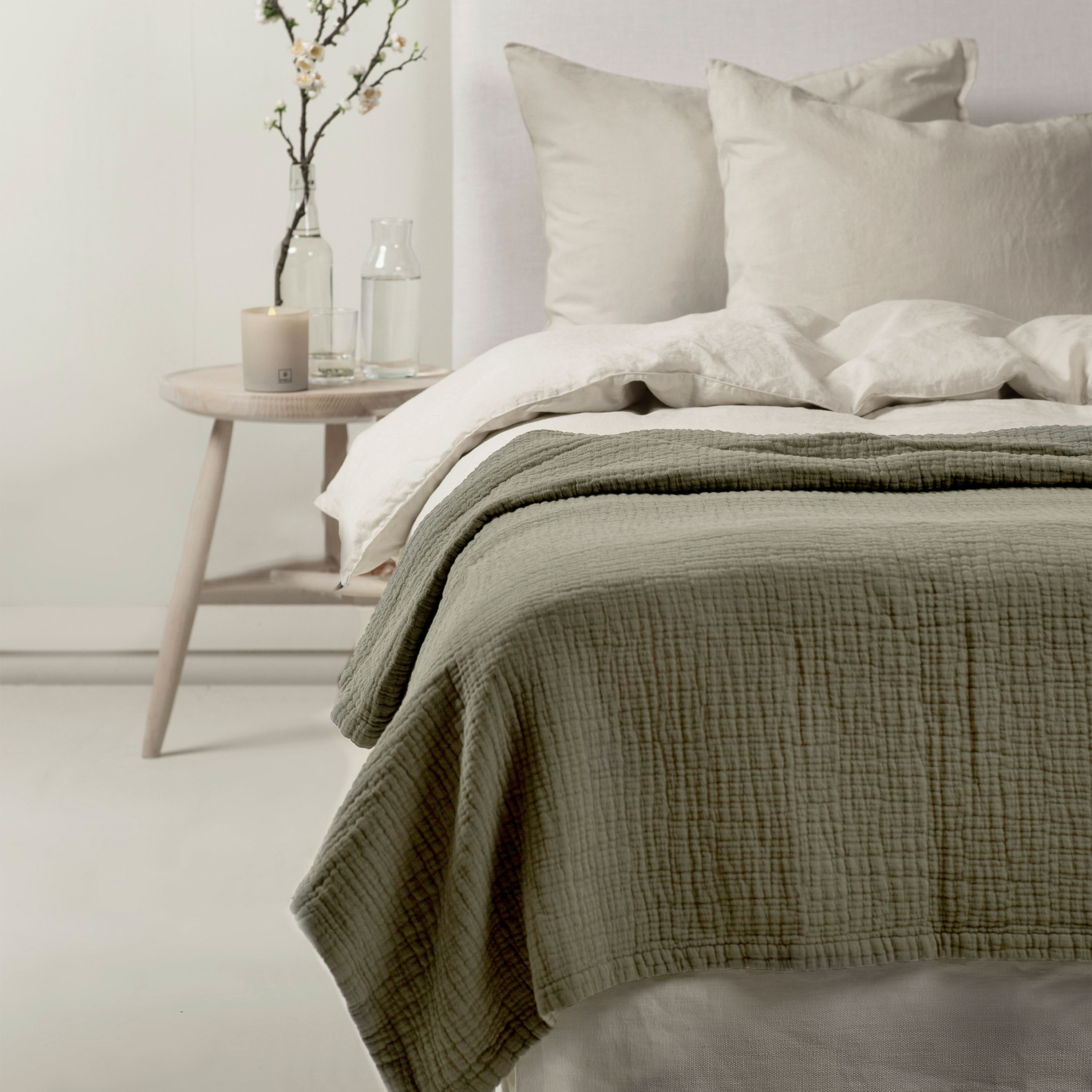 Himla Denise Överkast Khaki 270x250