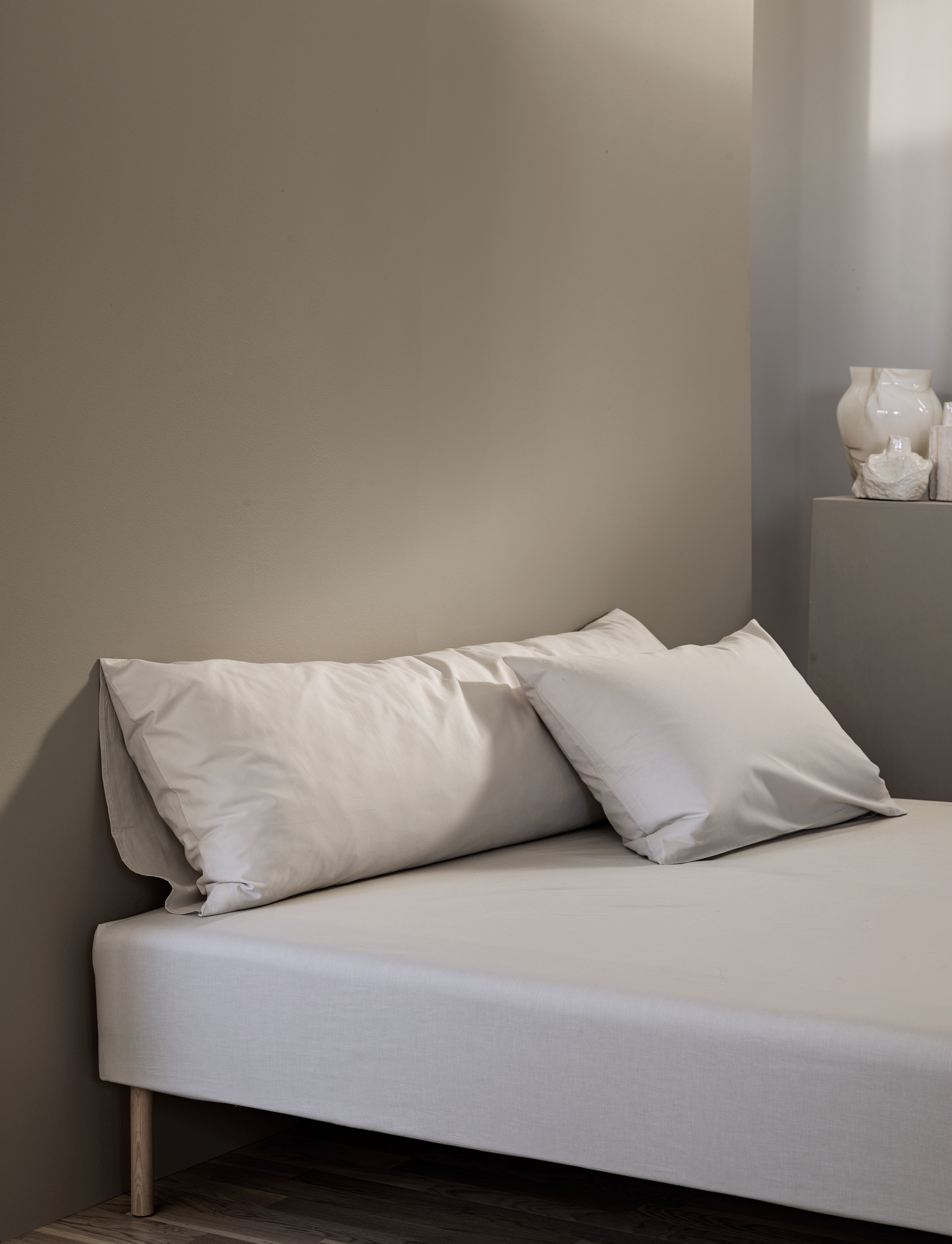 Høie Pussilakanat Puuvilla Beige 50x150