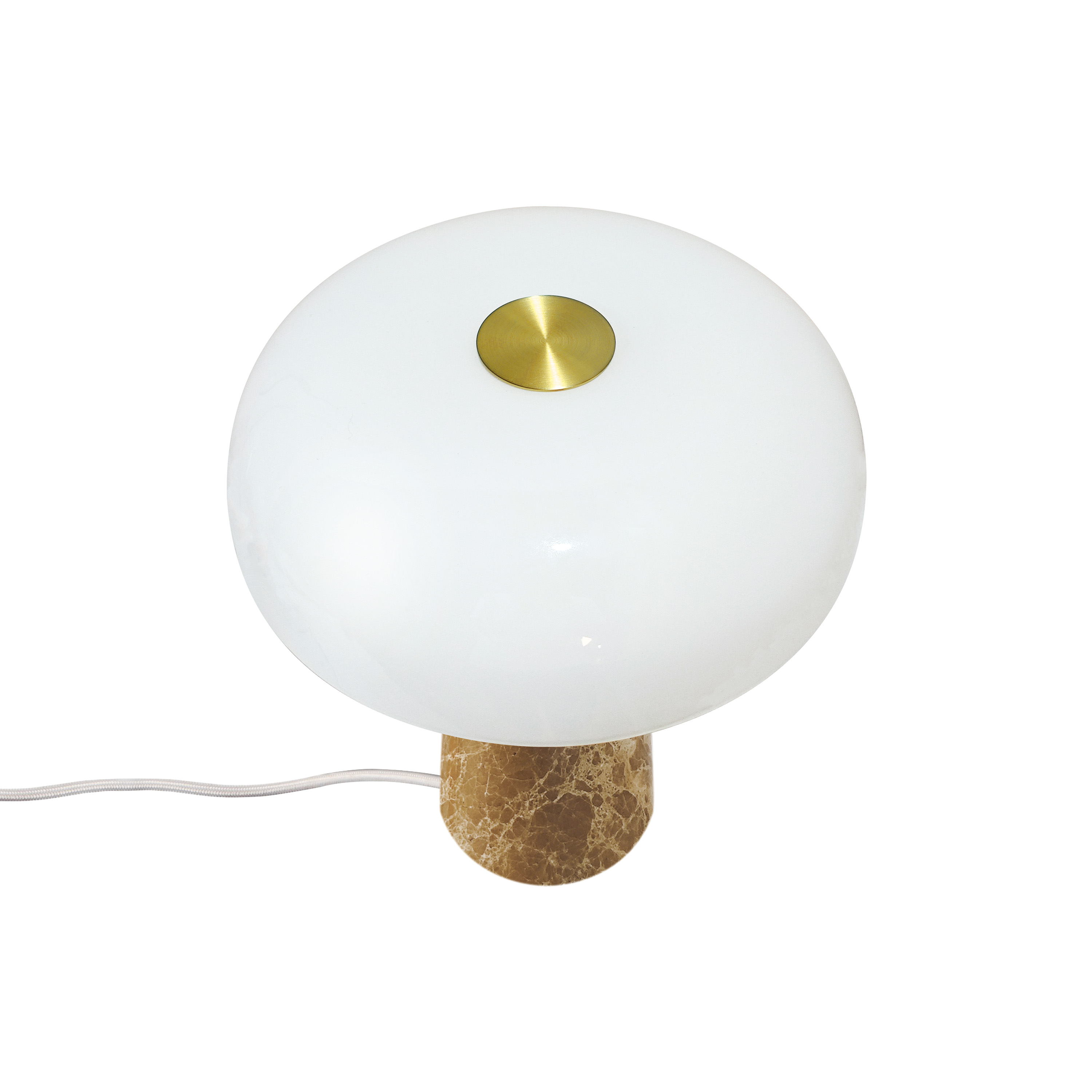 Design For The People Glossy Mini Tischlampe Beige 24cm