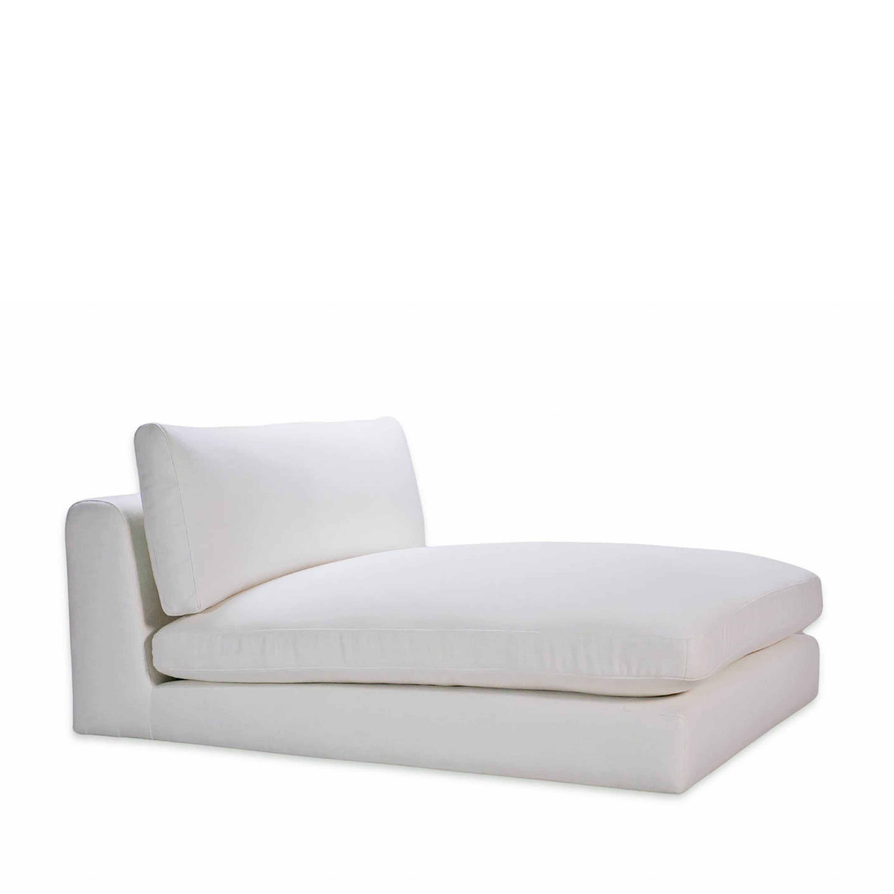 Capri 1.5-sits Divanmodul White 120x155