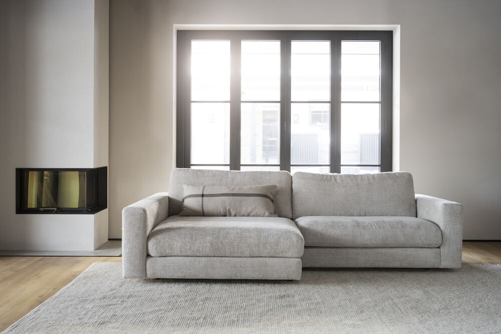 Rowico Home Duncan 3-sits Soffa Schäslong Vänster Ljusgrå