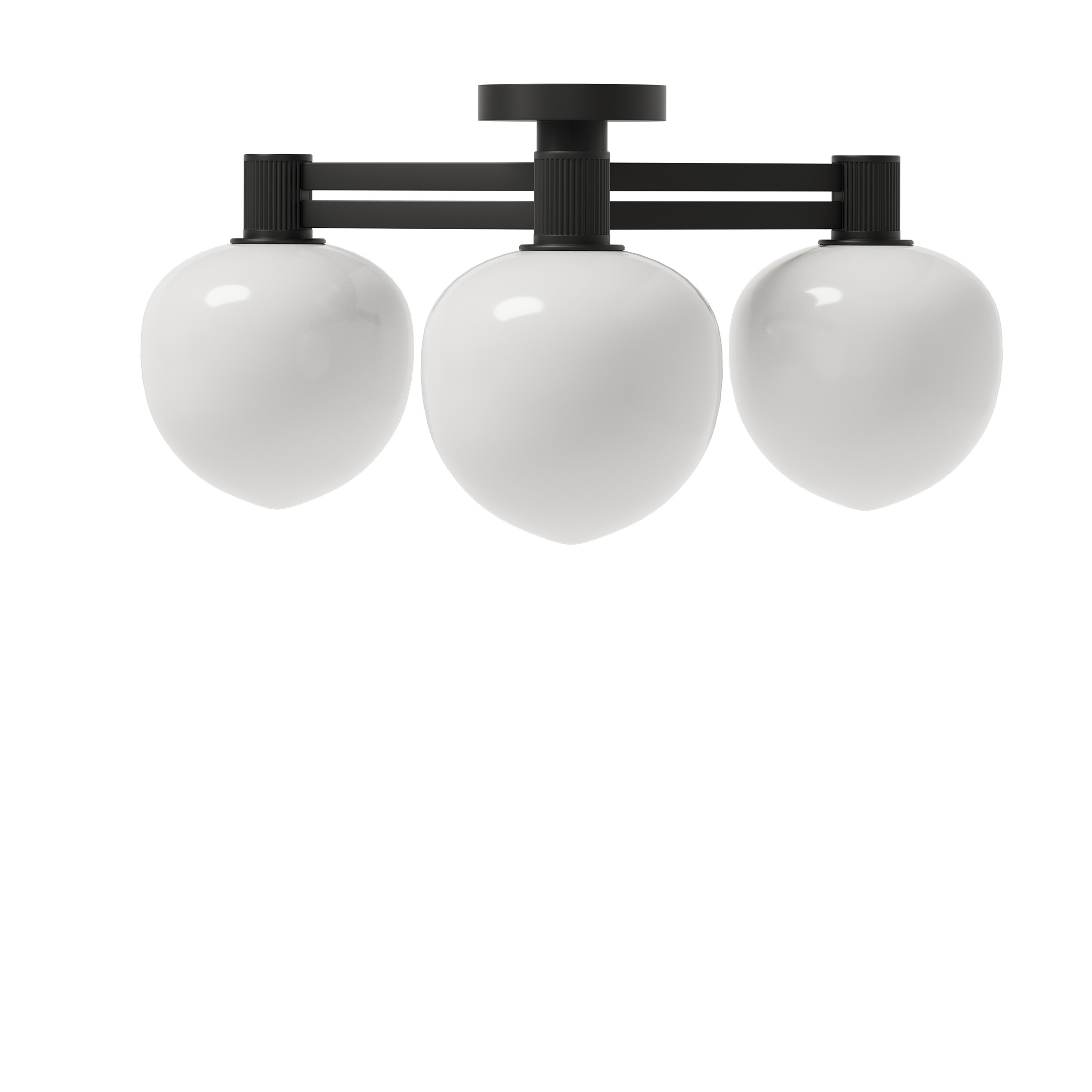 LYFA - Memoir III Plafond Black 12cm - Svart