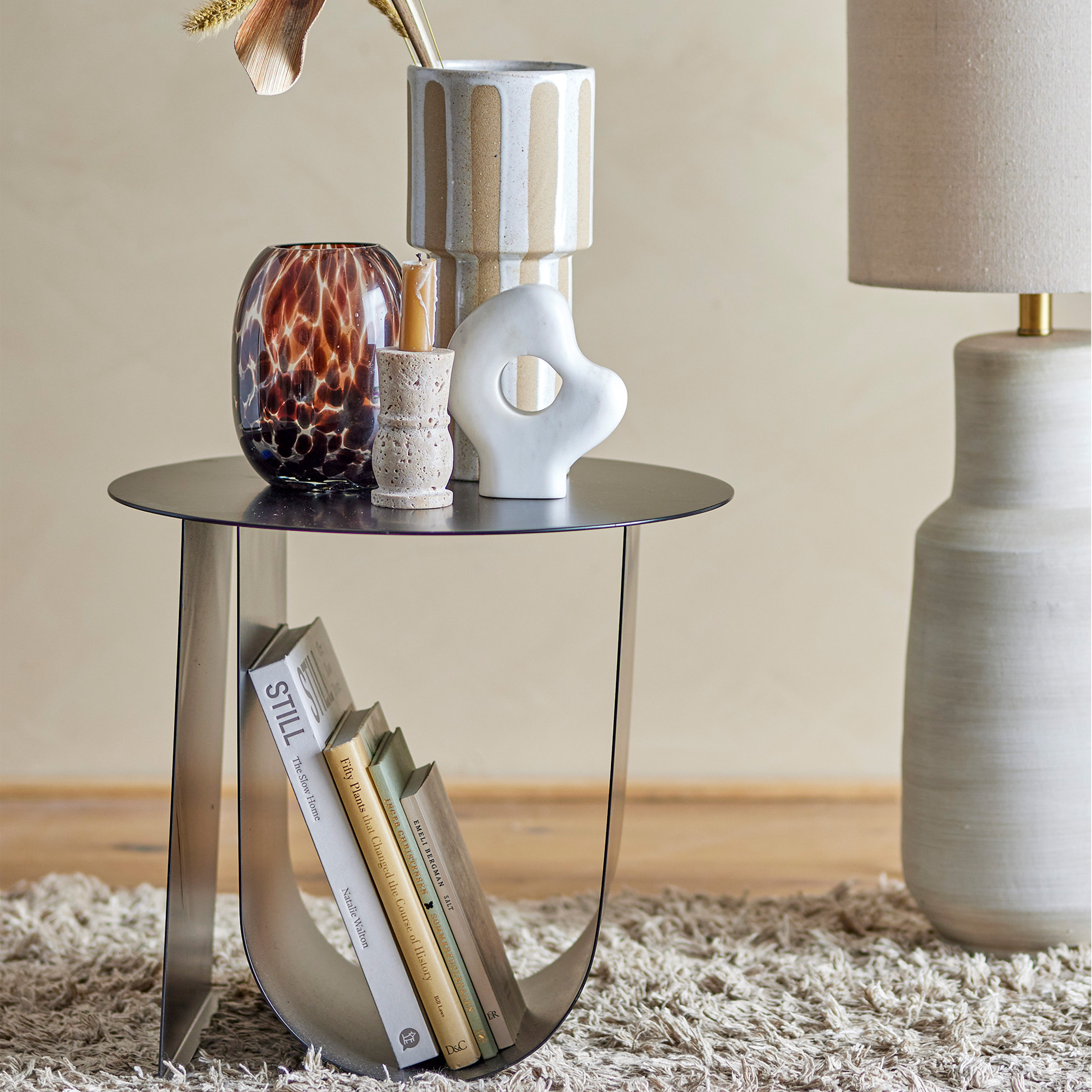 Bloomingville Cher Side Table Black Ø43