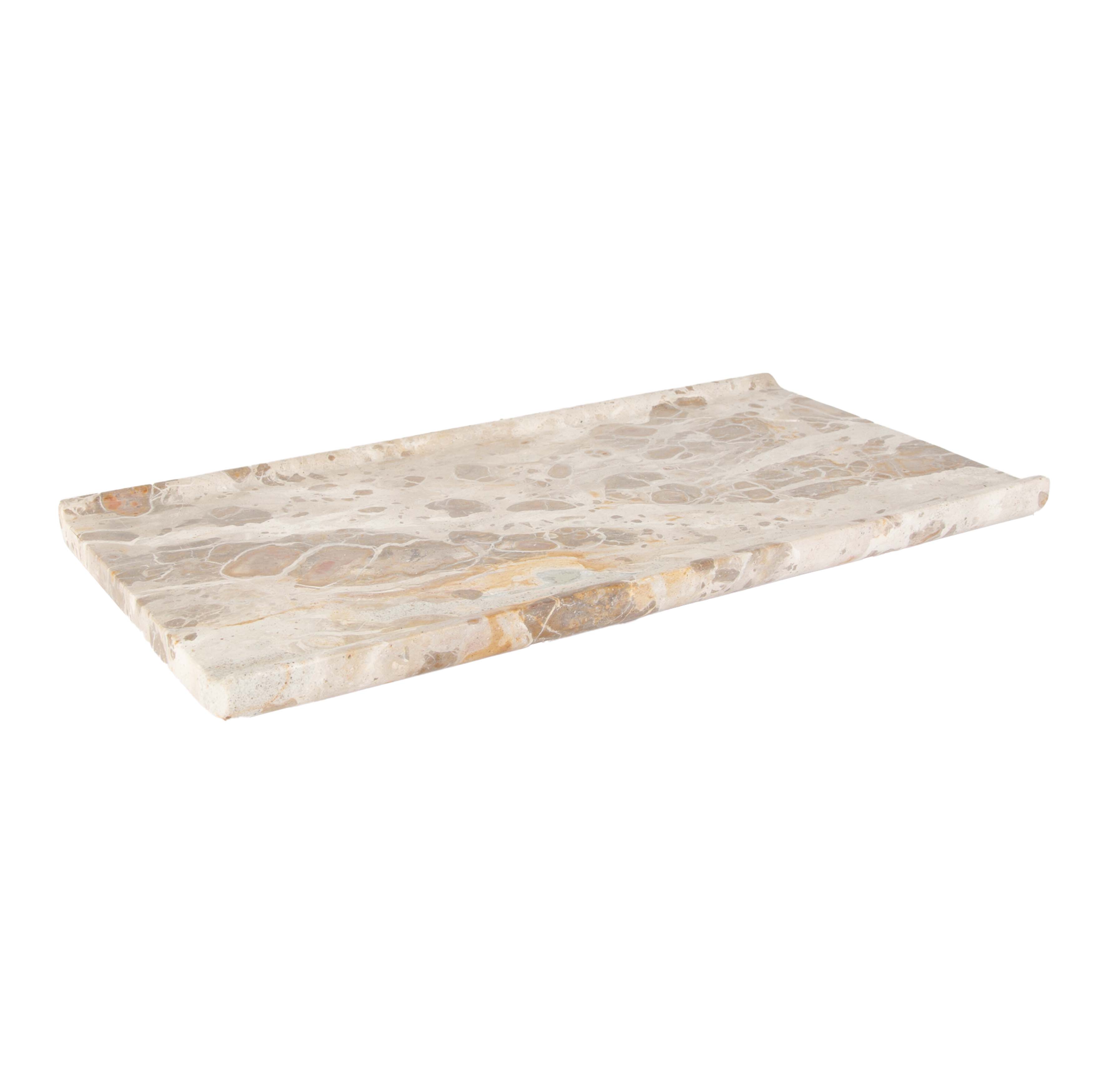 Nordic Home - Petra Tablett Marmor Beige 35cm - Tabletts