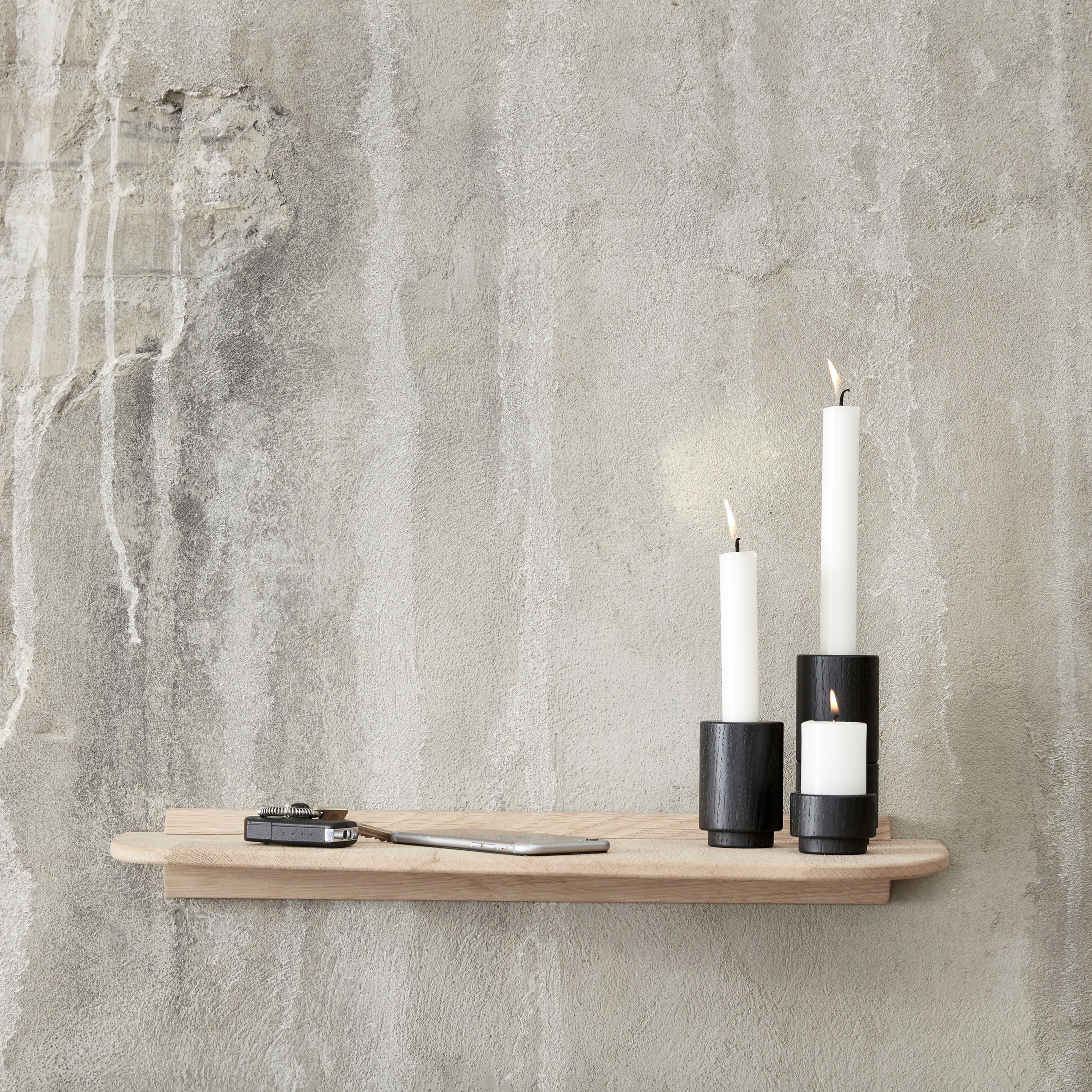 Andersen Furniture Shelf 3 Vägghylla Vitpigmenterad Ek 78x22