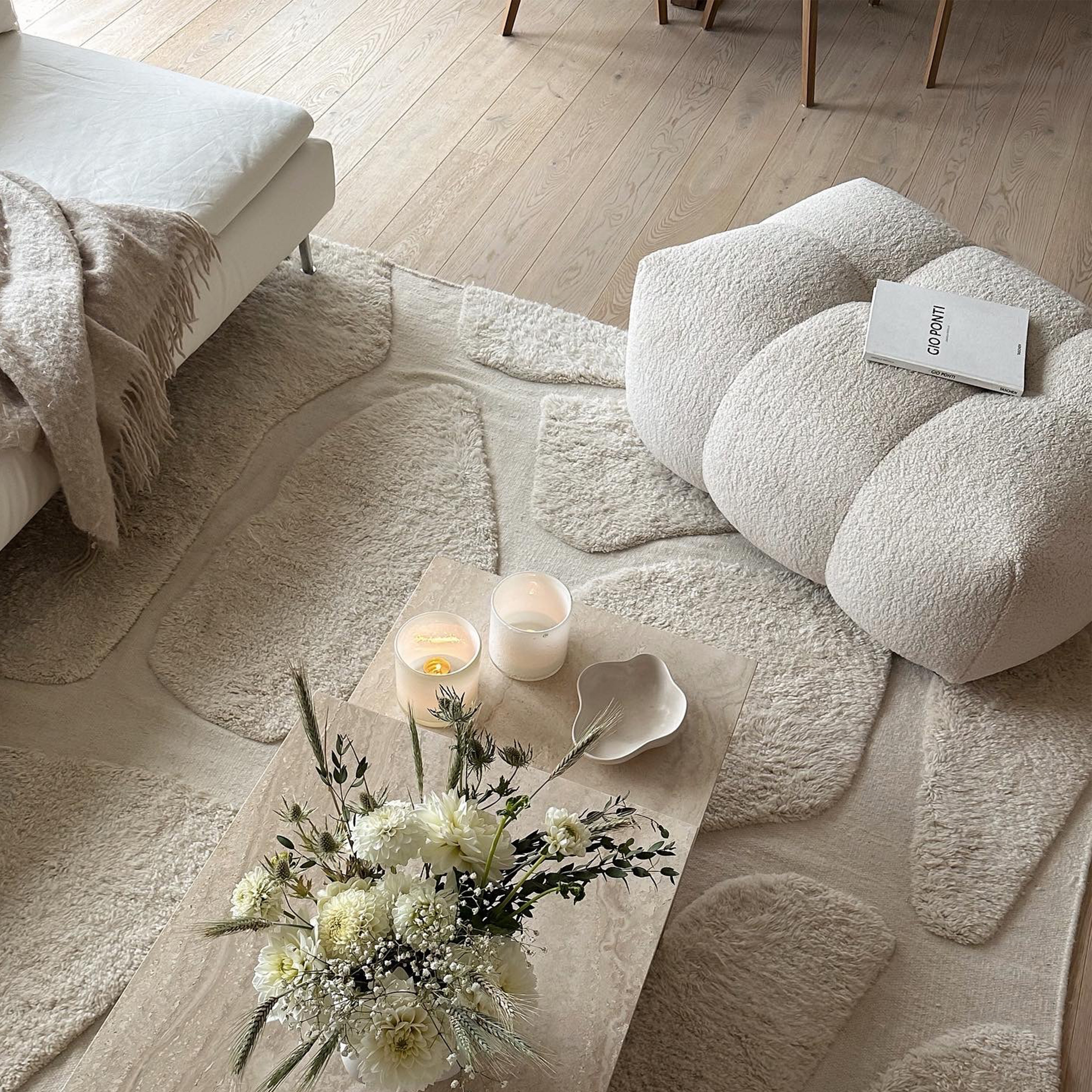 Sleepo Collection Billie Sittpuff Creme Teddy Small