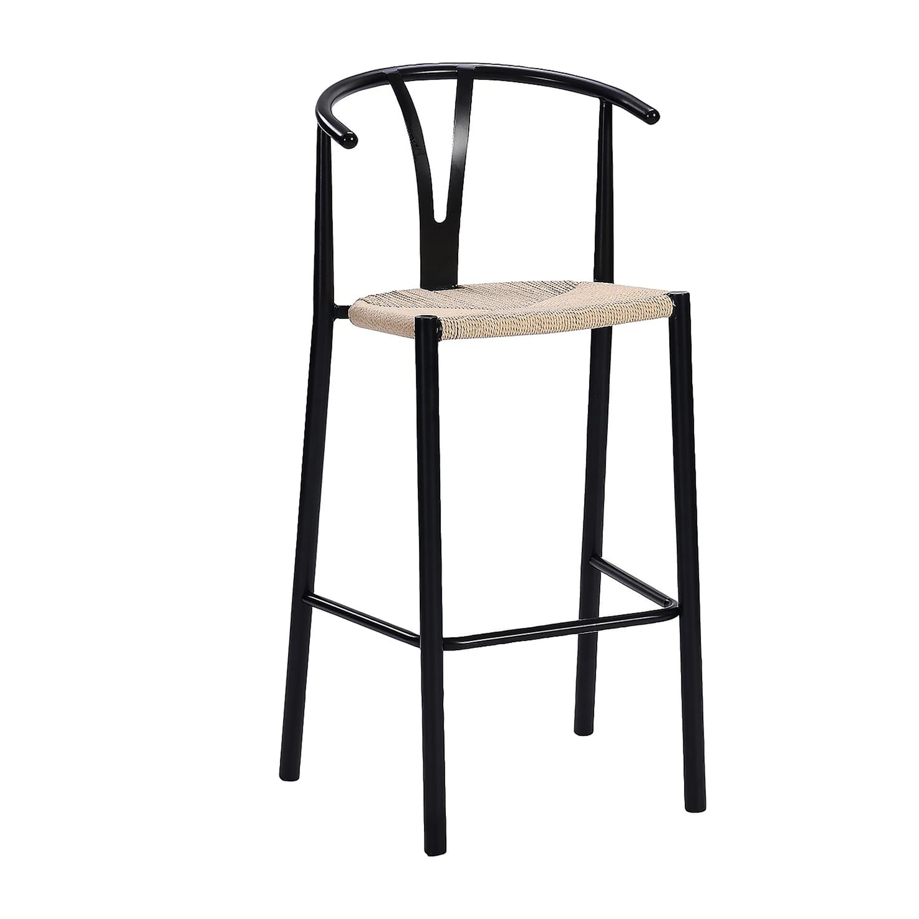 2-pack Nordic Home - Evert Barstol Svart/Natur
