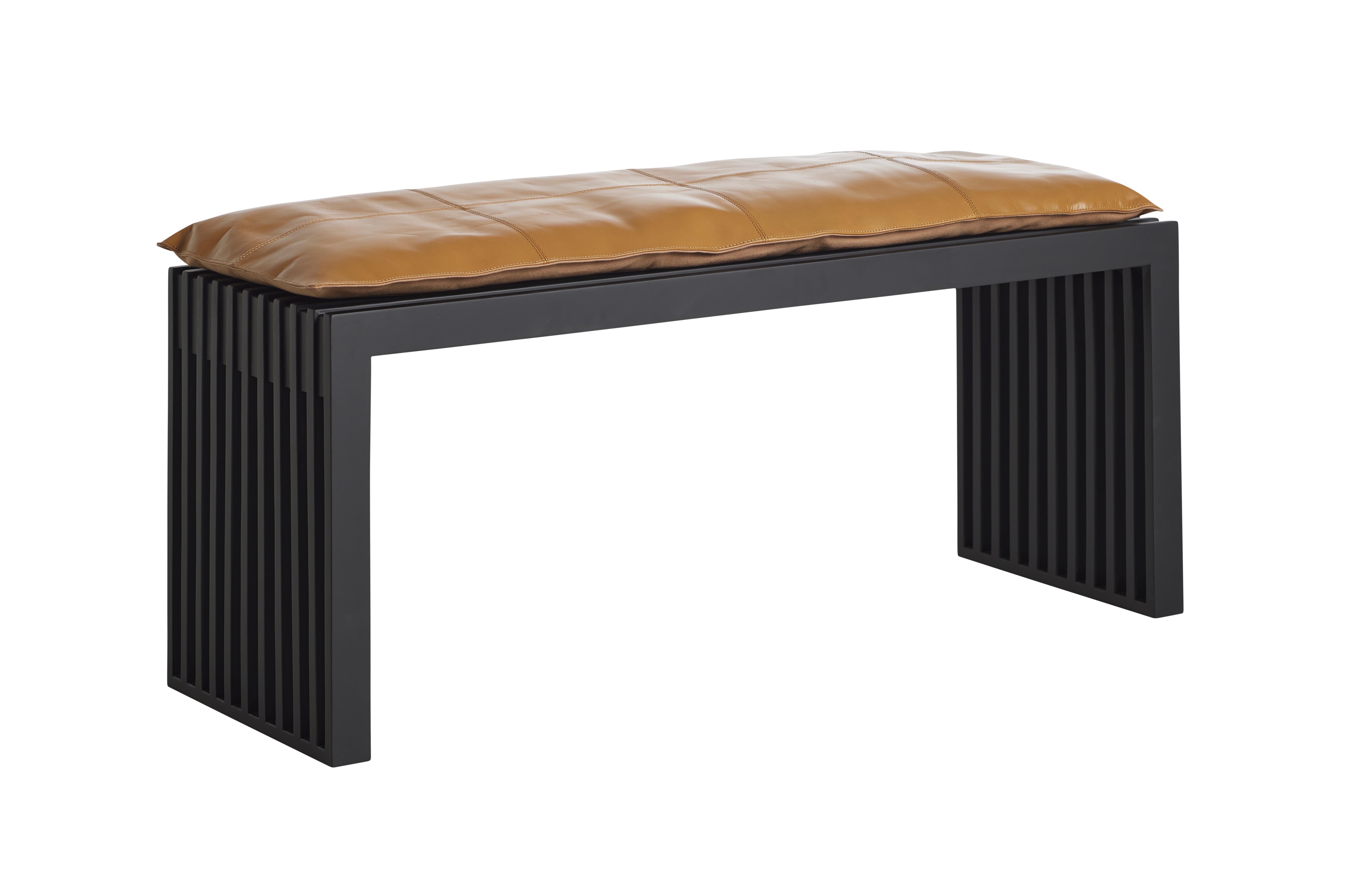 Rib Bank Schwarz/Braun 104cm