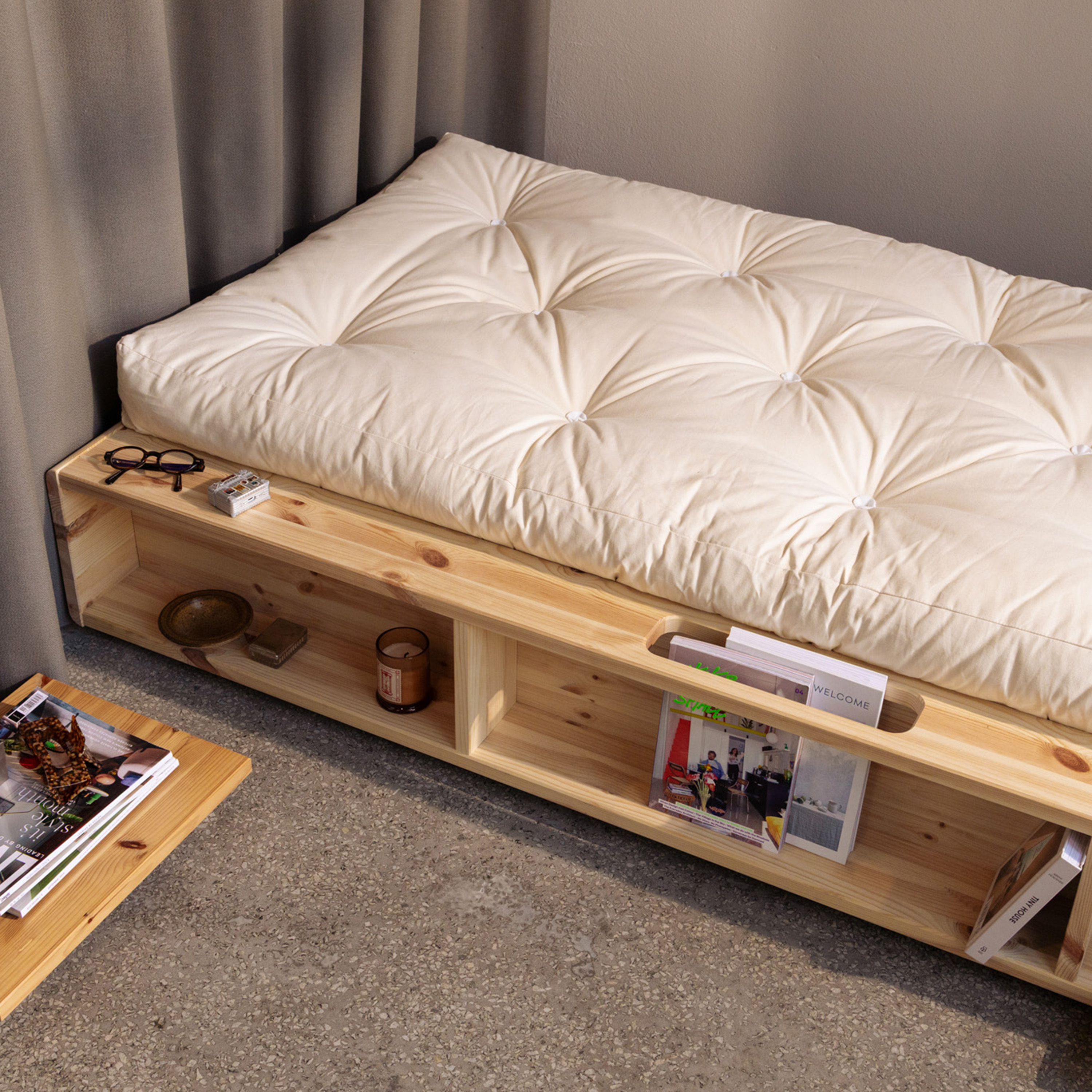 Karup Design Ziggy Sängram Clear Lacquered 90cm