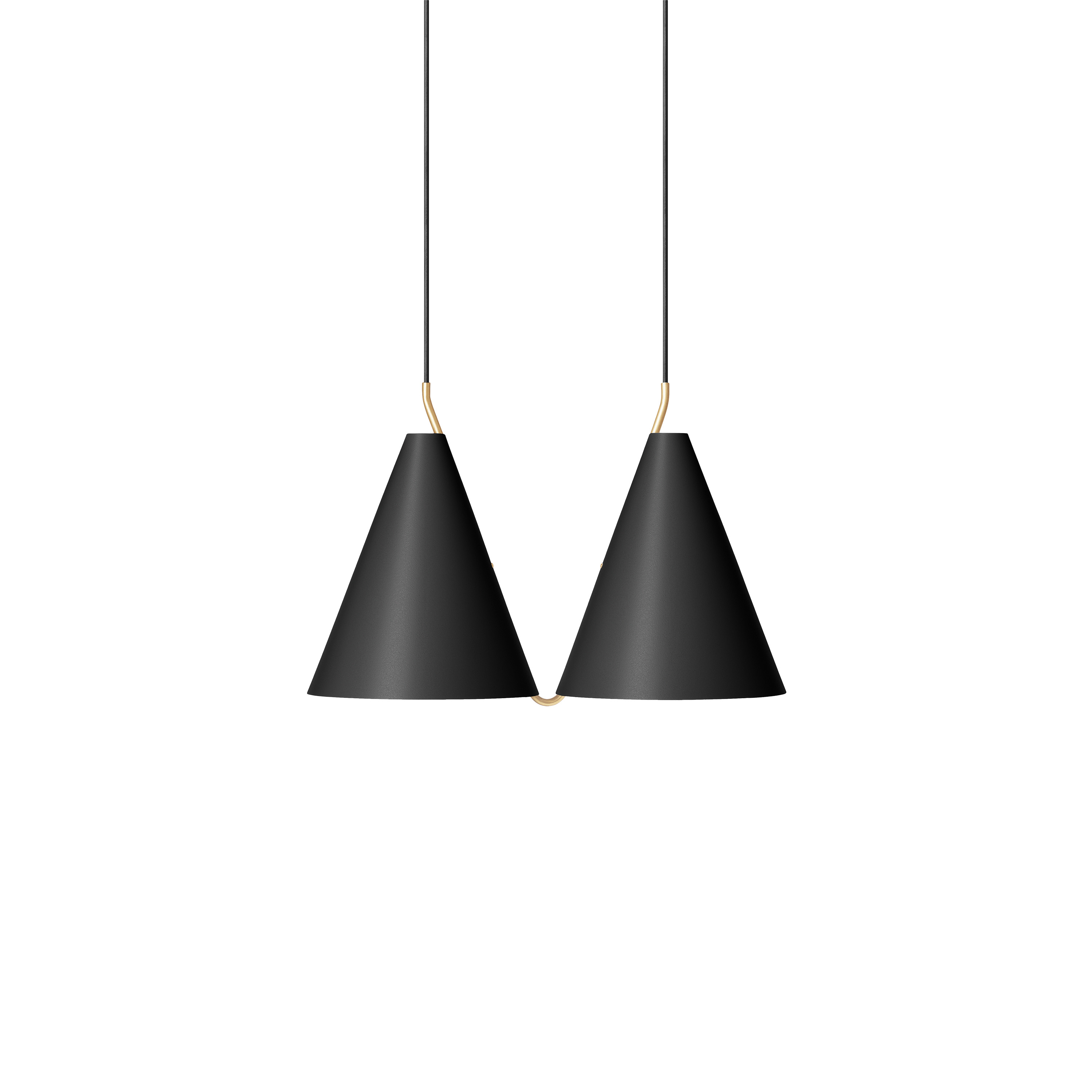 Mosaik Side By Side II Taklampa Black