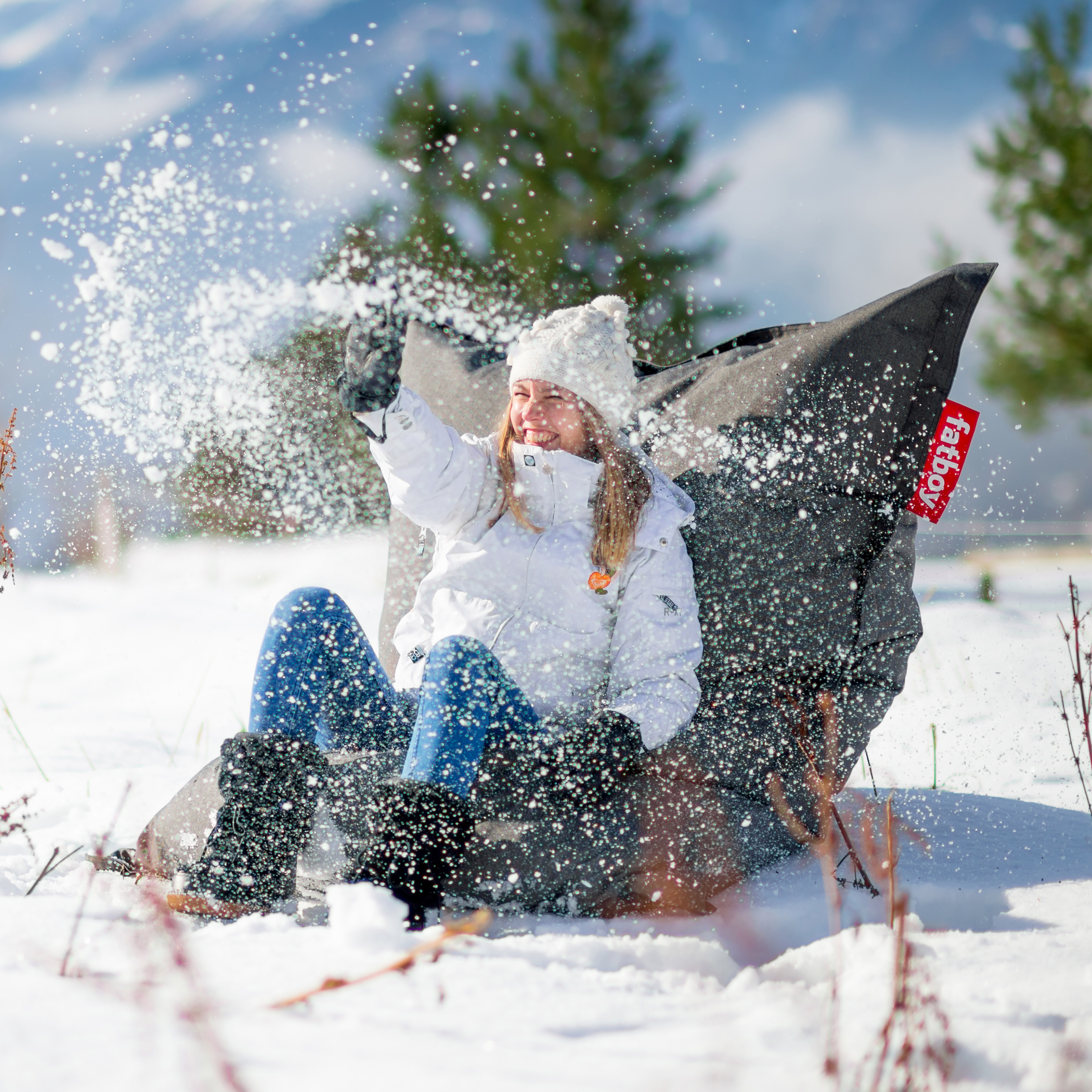 Fatboy Original Outdoor Sittpuff Rock Grey
