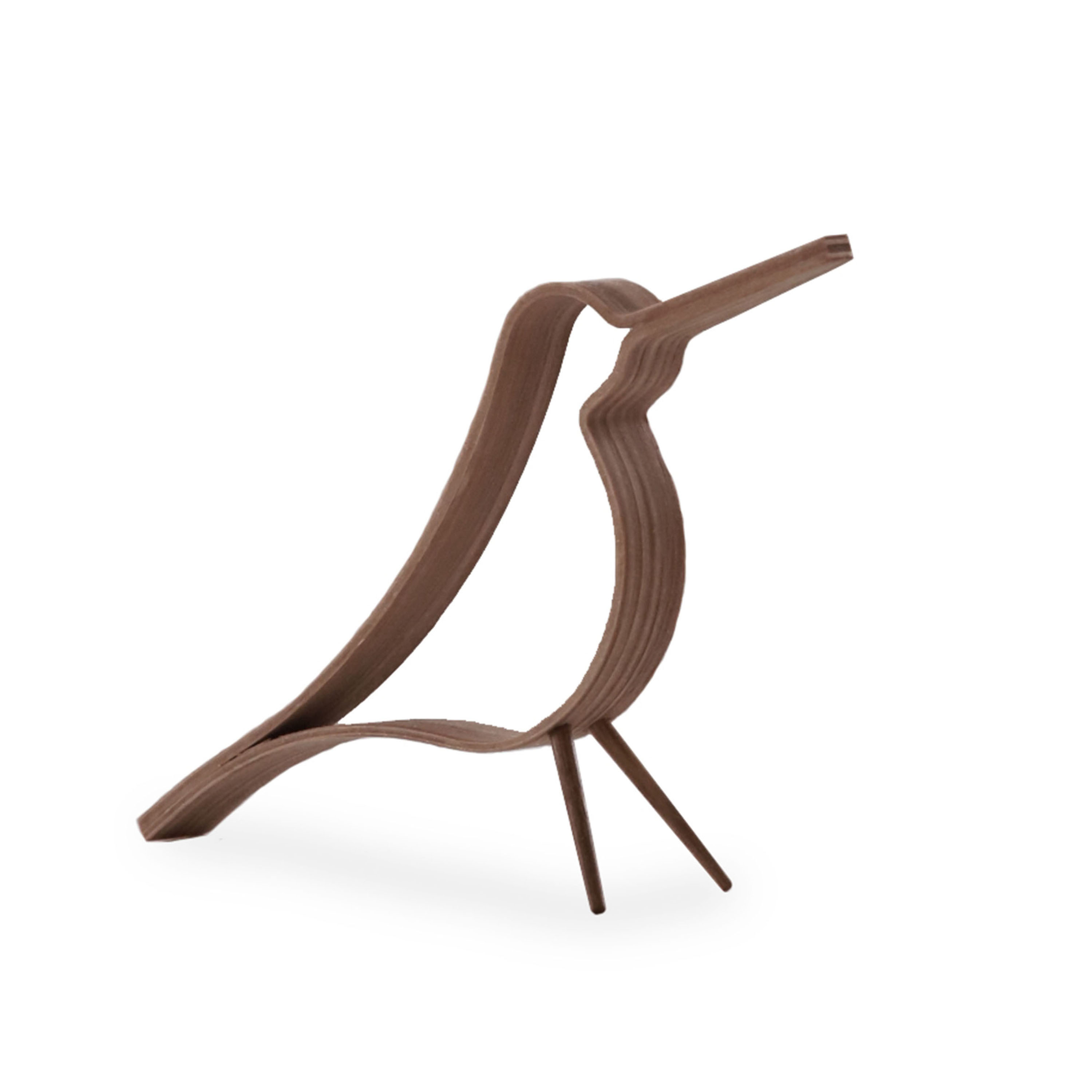 Woody Bird Dekorasjon Dark Oak Large