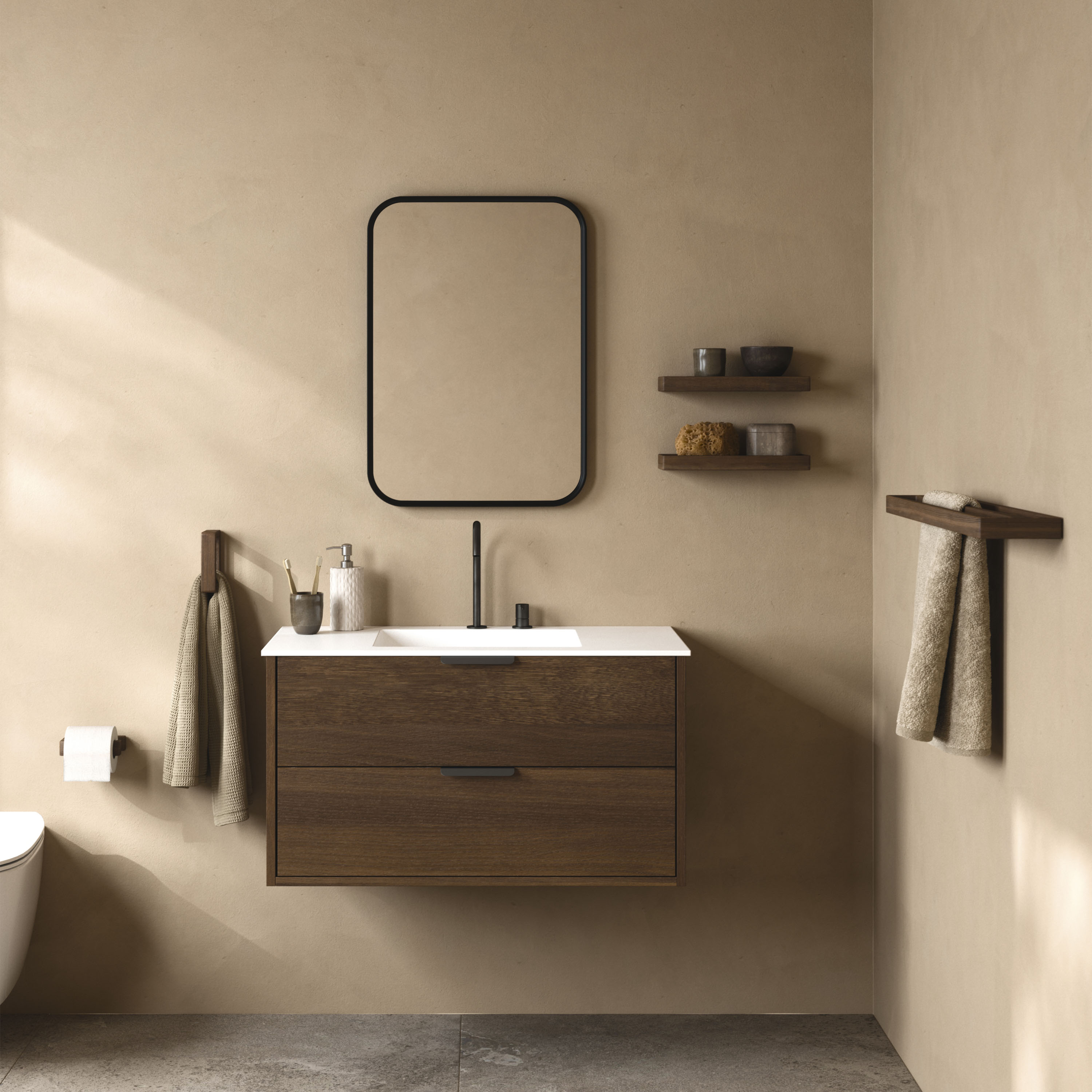 Andersen Furniture Hylly 10 Seinähylly Savustettu öljytty saarni 32x12