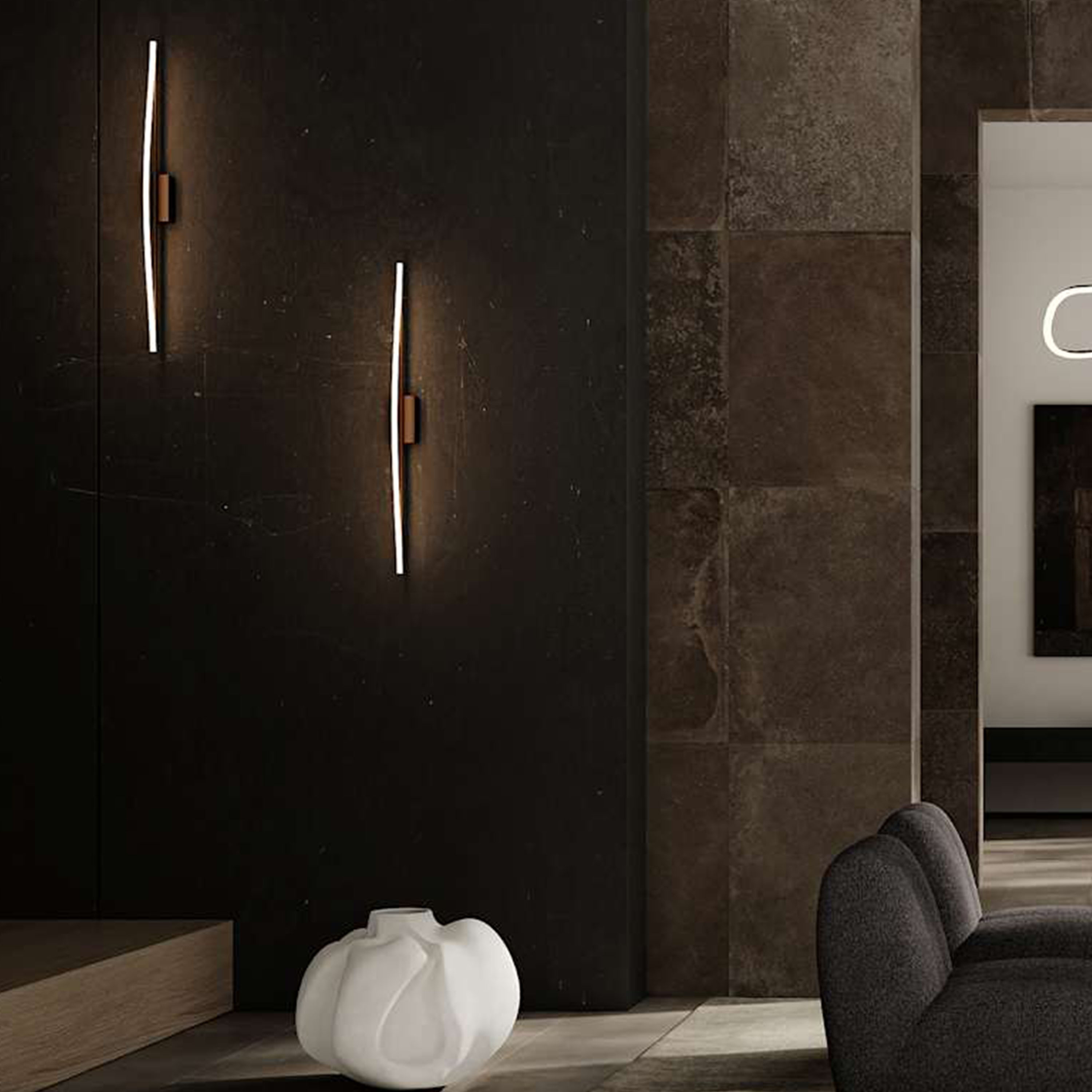 101 Copenhagen Bow Vegglampe Bronse Big 100 cm