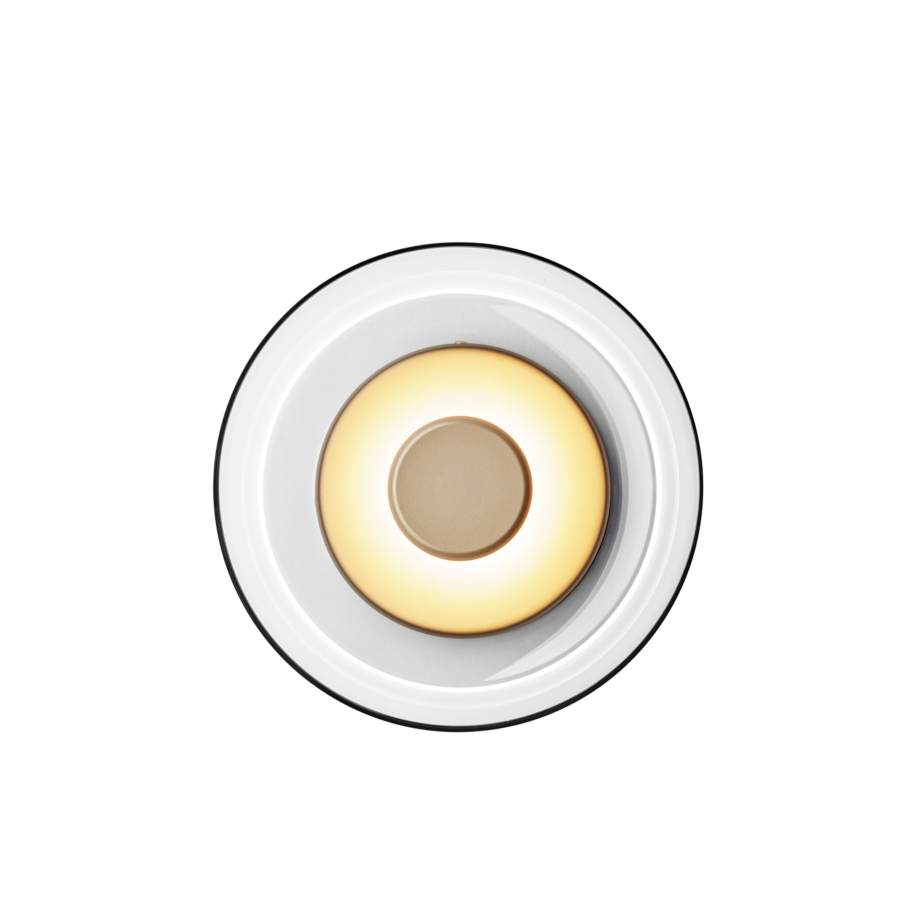 Nuura Blossi Vägglampa Nordic Gold/Clear Ø23