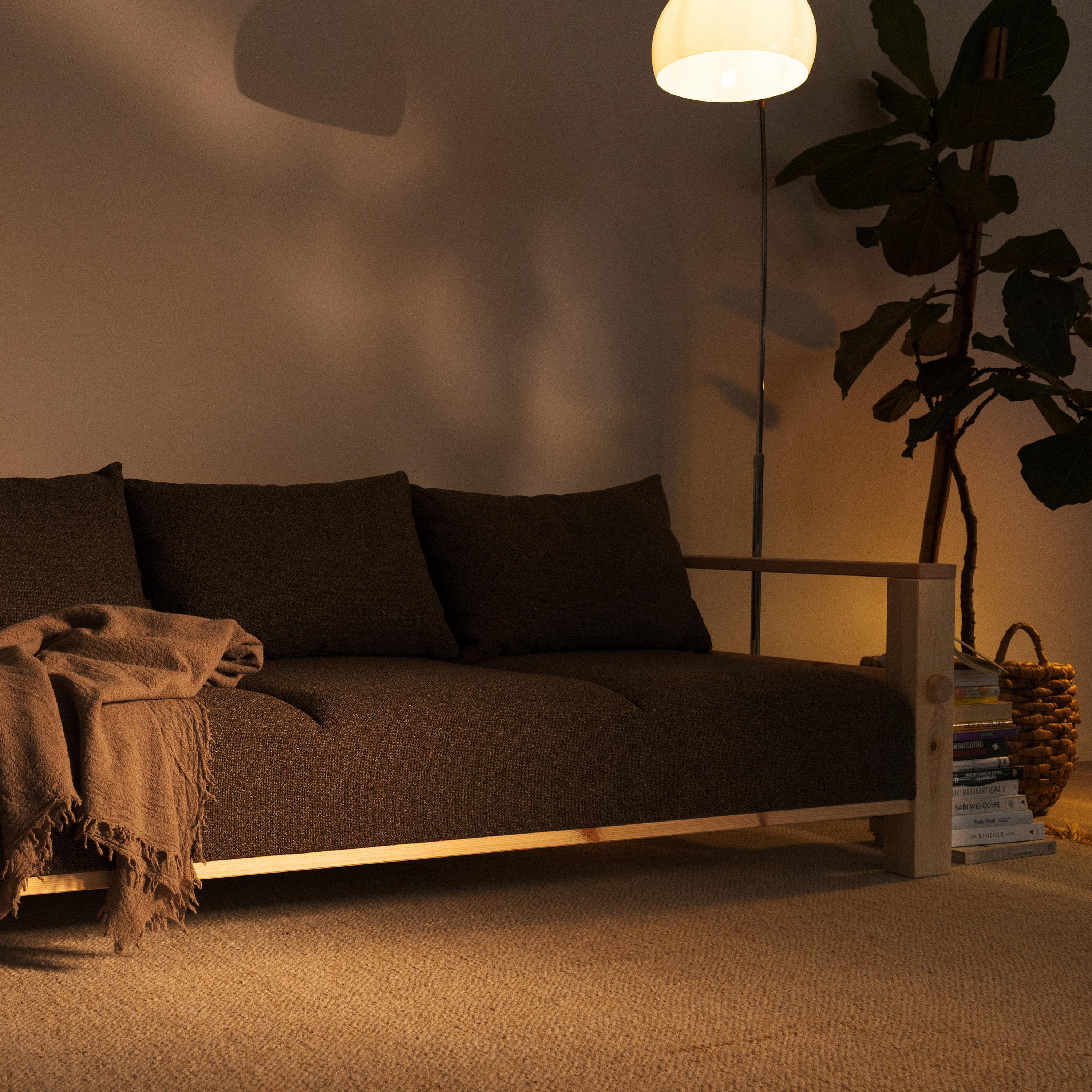 Karup Design Bare Bäddsoffa Raw/Mellow Brown