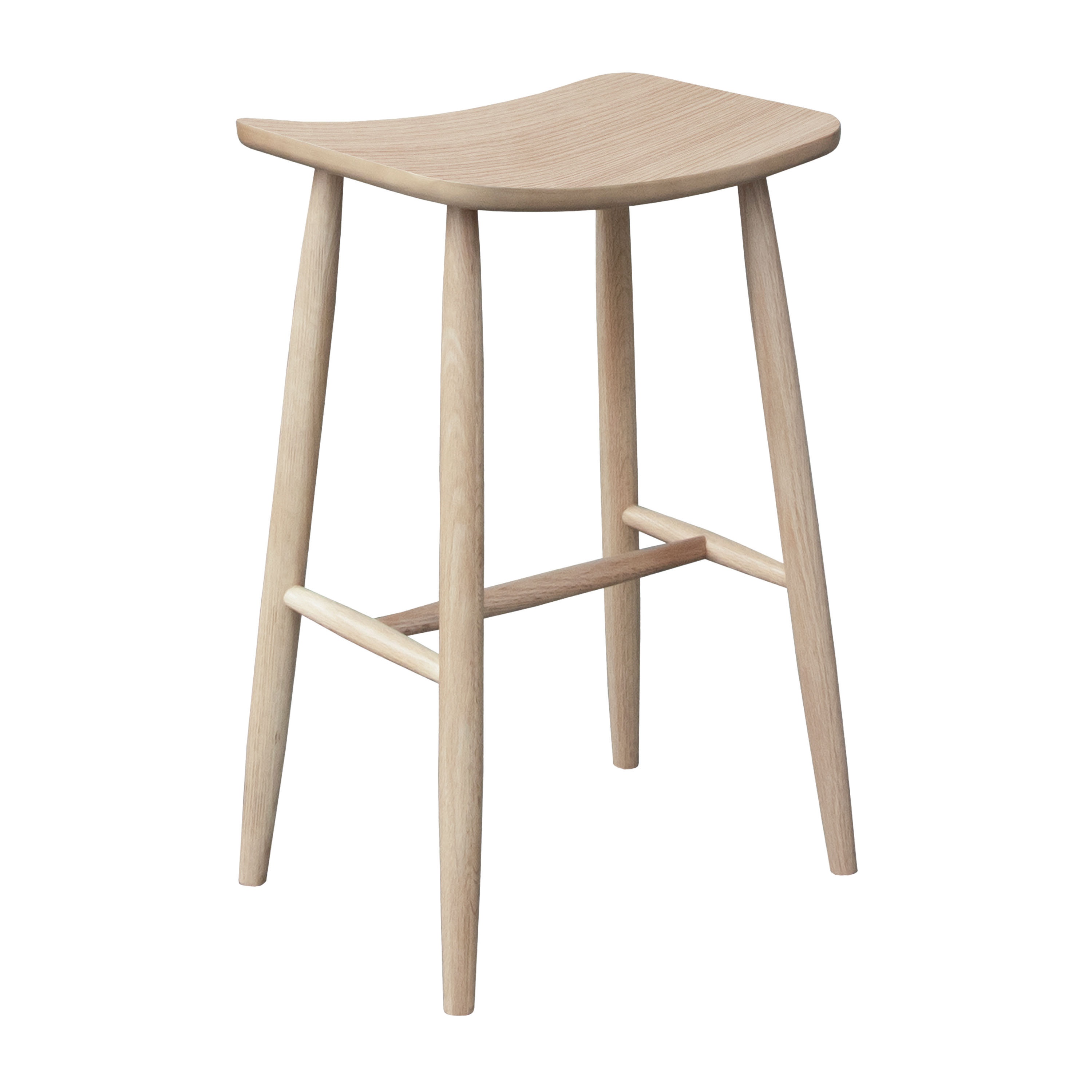 Charlie Barstol Hvitoljet Eik