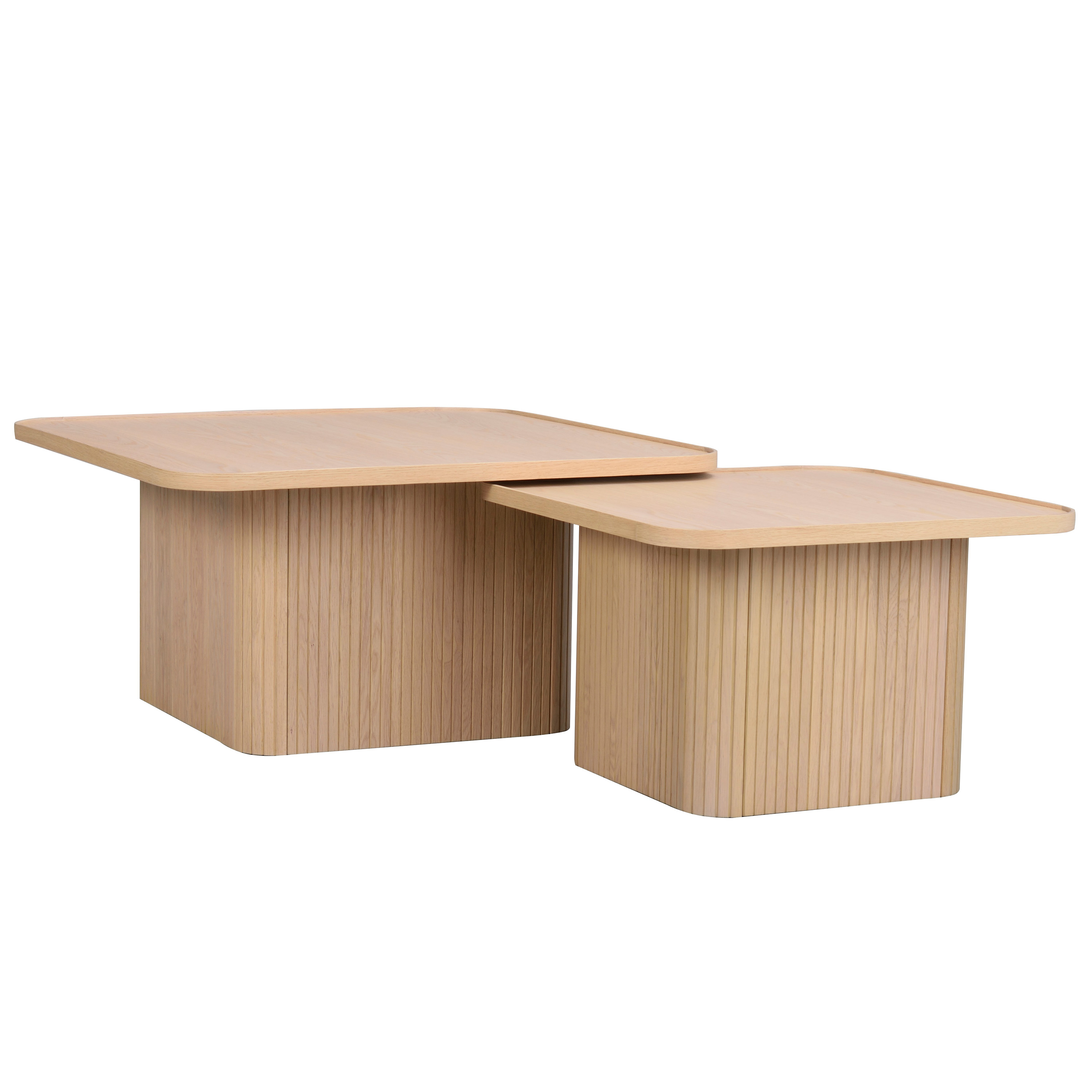 Rowico Home Sullivan Couchtisch Weißpigmentierte Eiche 60x60cm