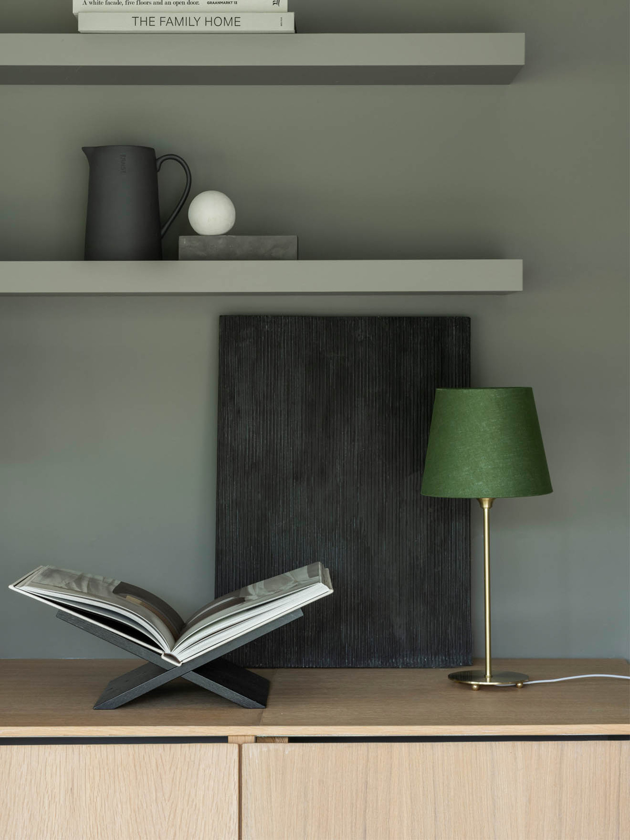 Watt &amp; Veke Line Lampfot Gold 35cm