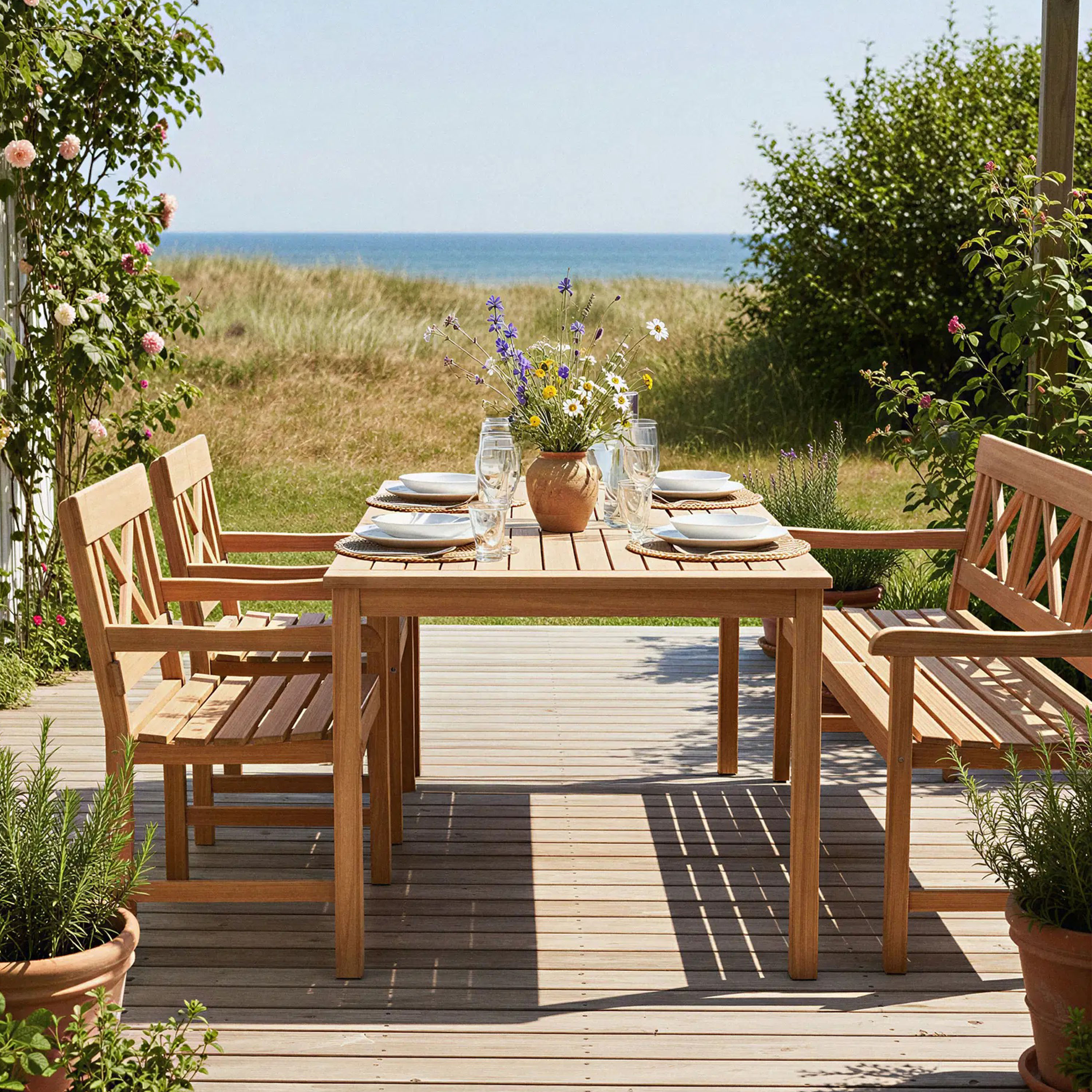 Cinas Sofiero Spisegruppe Teak