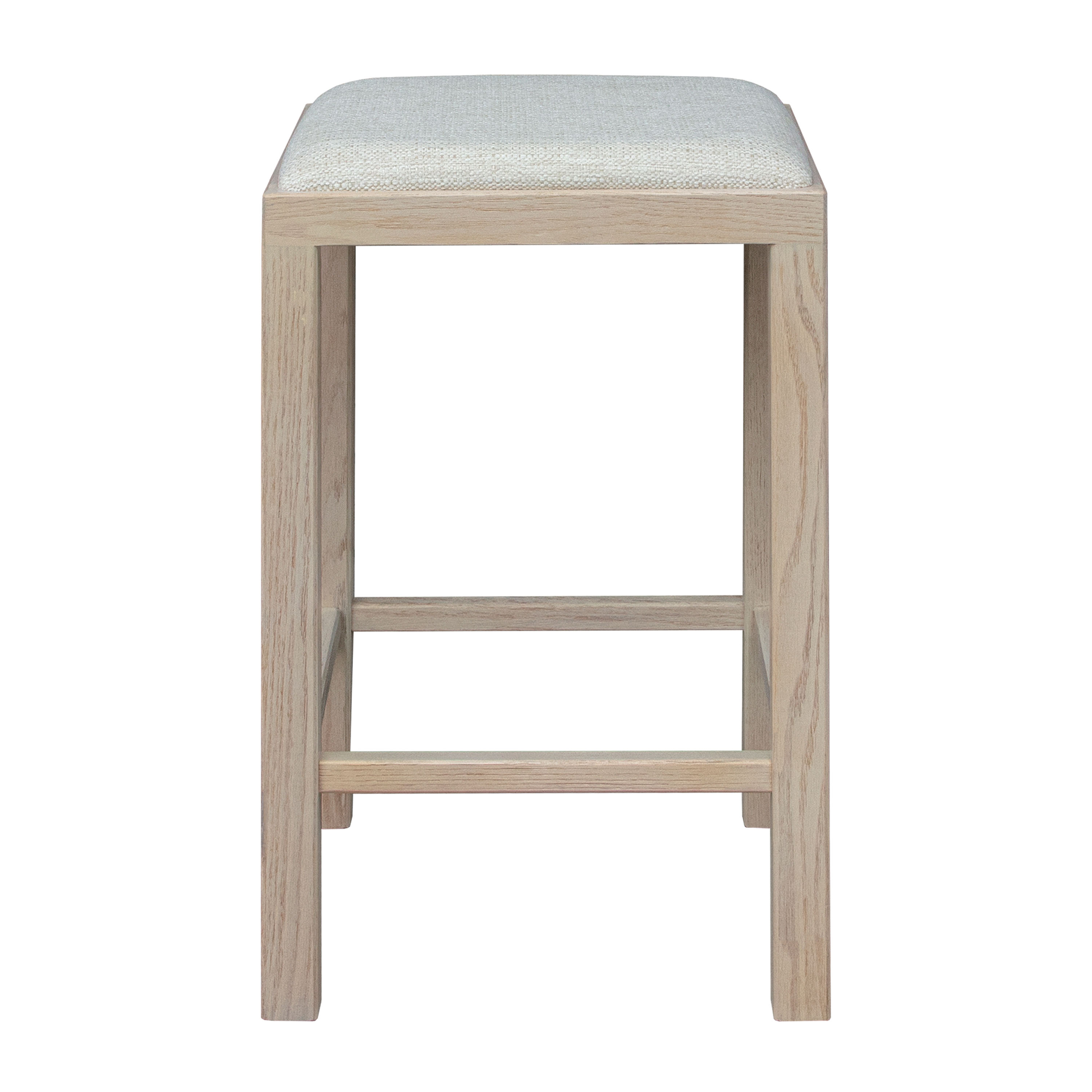 Sleepo Collection Claudia Bar Stool White Oiled Oak/White