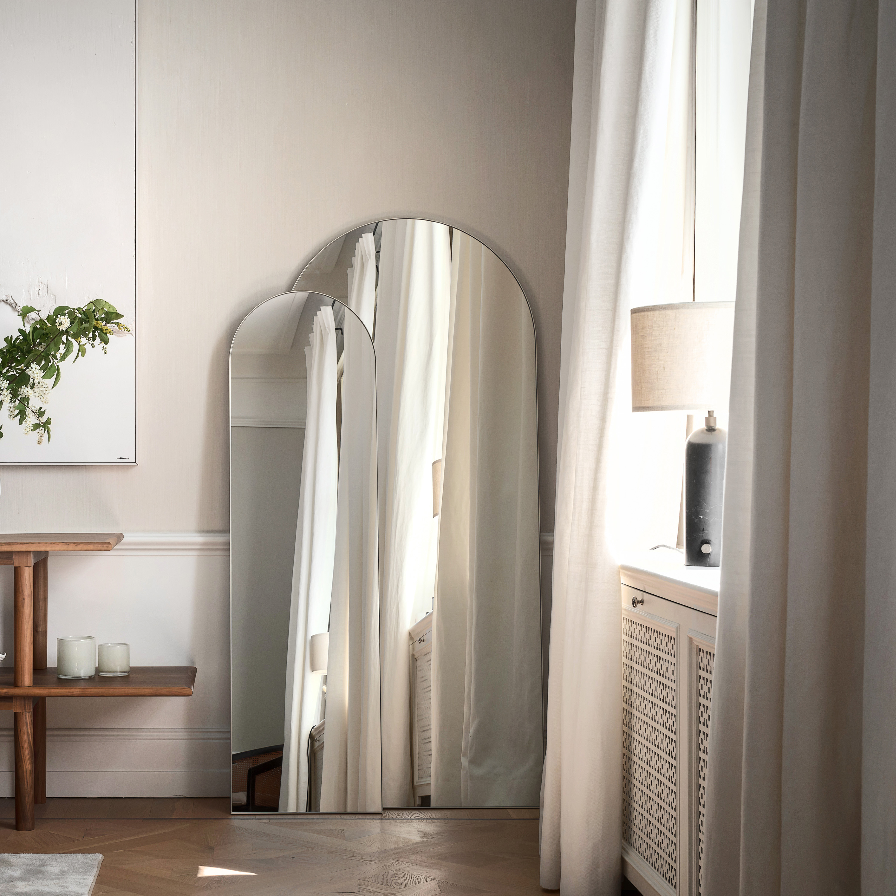 Sleepo Collection Arco Spegel Beige 40x140