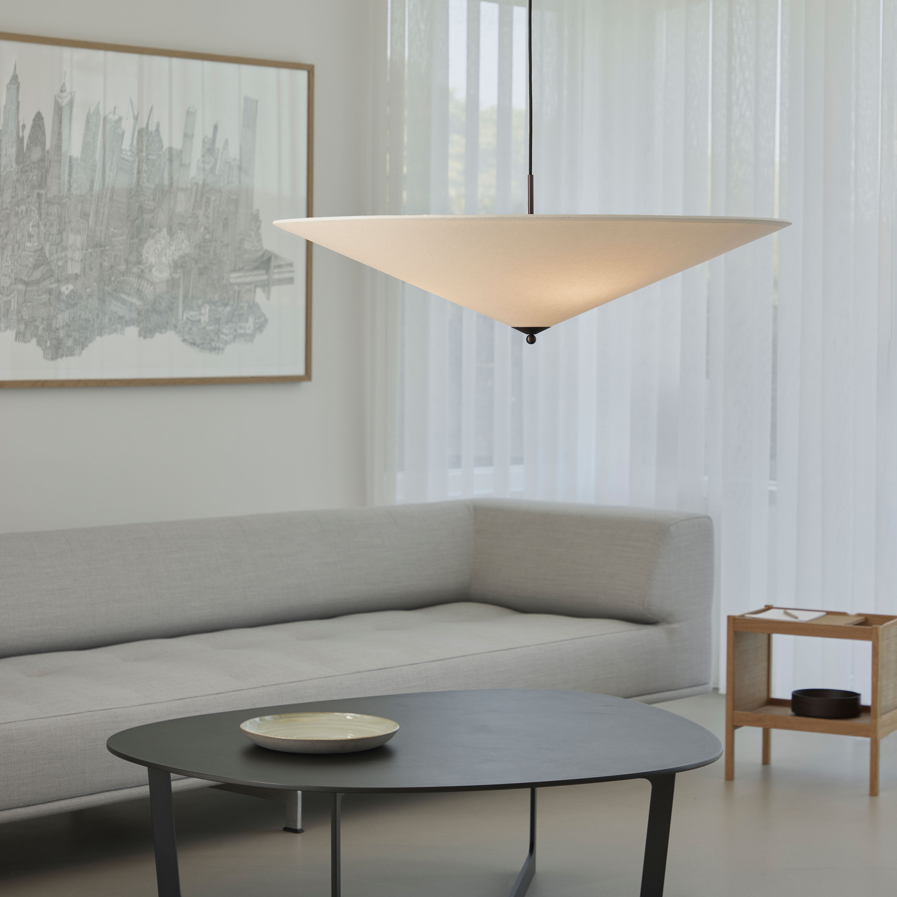 LYFA Futé 1000 Tipp Taklampa Cream Ø100