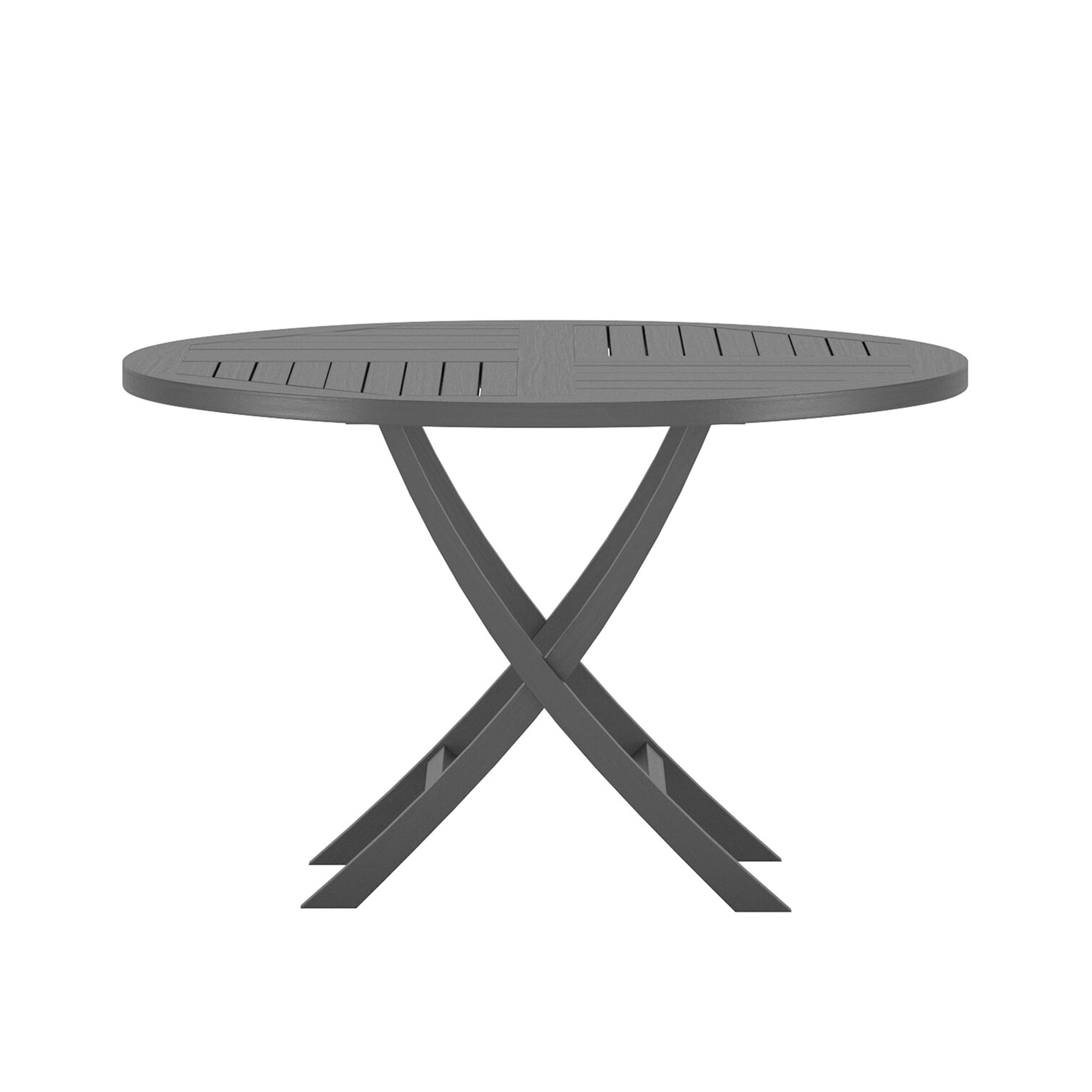 Kenya Matbord Black Teak Ø120