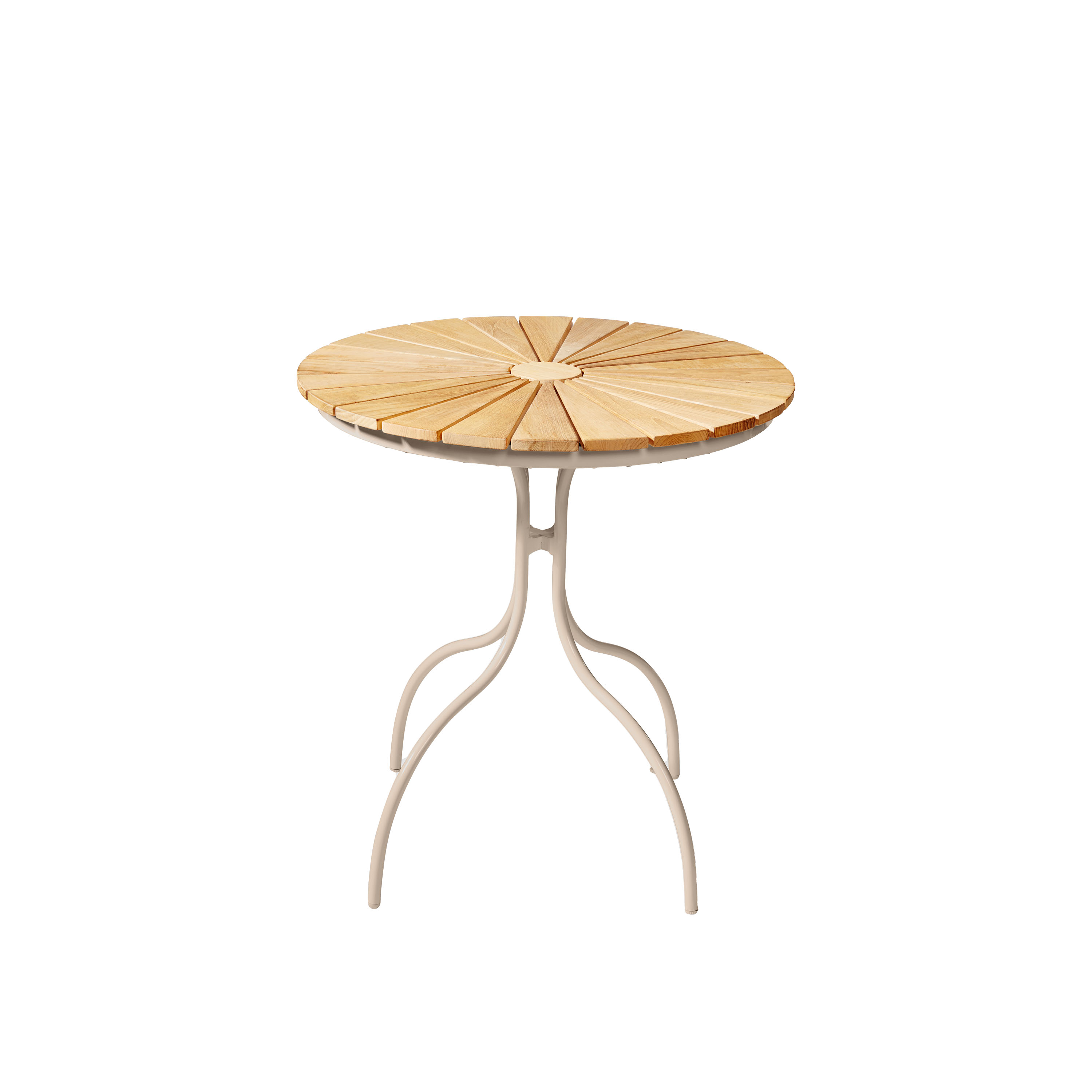 Ellen Kahvipöytä Sandy Grey/Teak Ø80