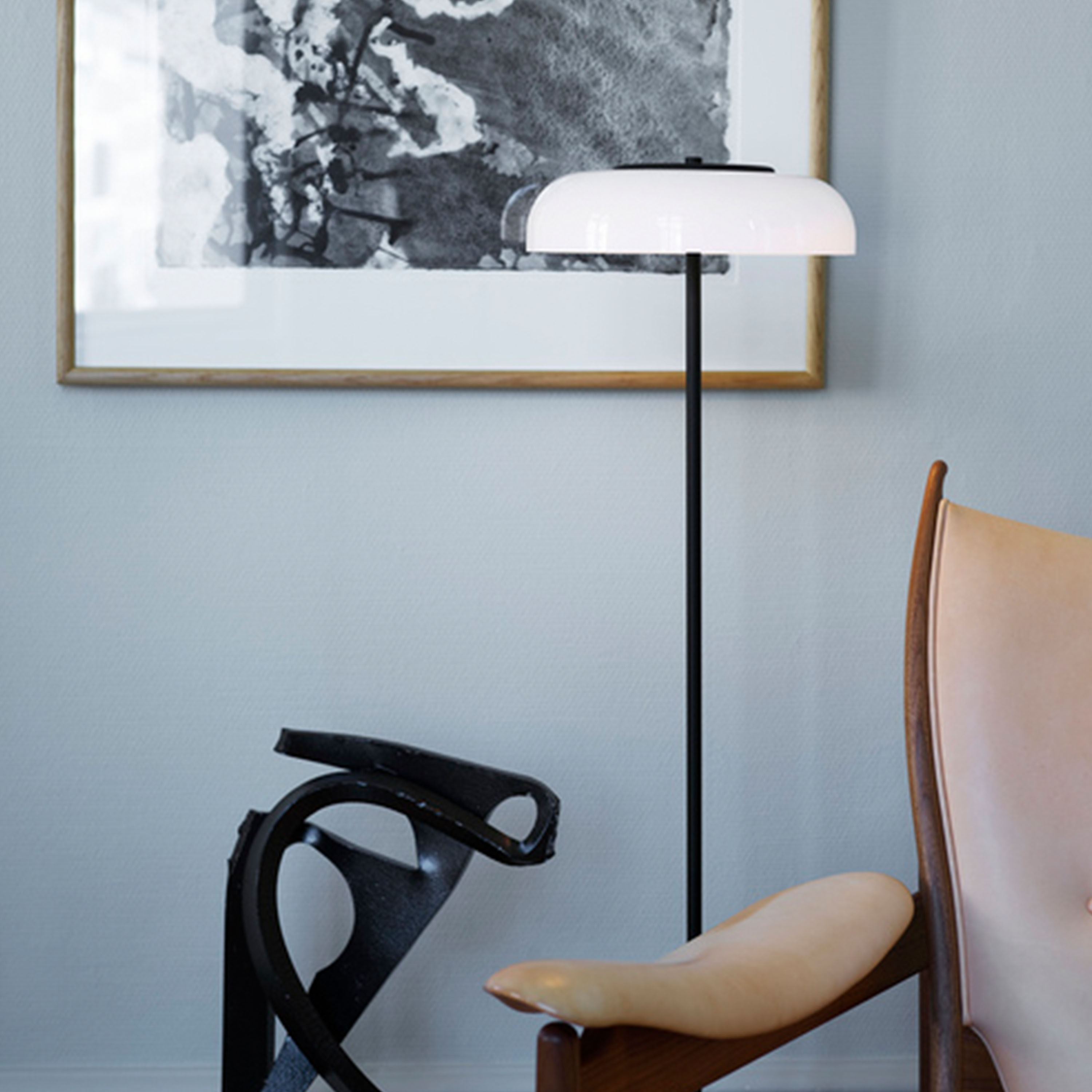 Nuura Blossi Golvlampa Black/Opal