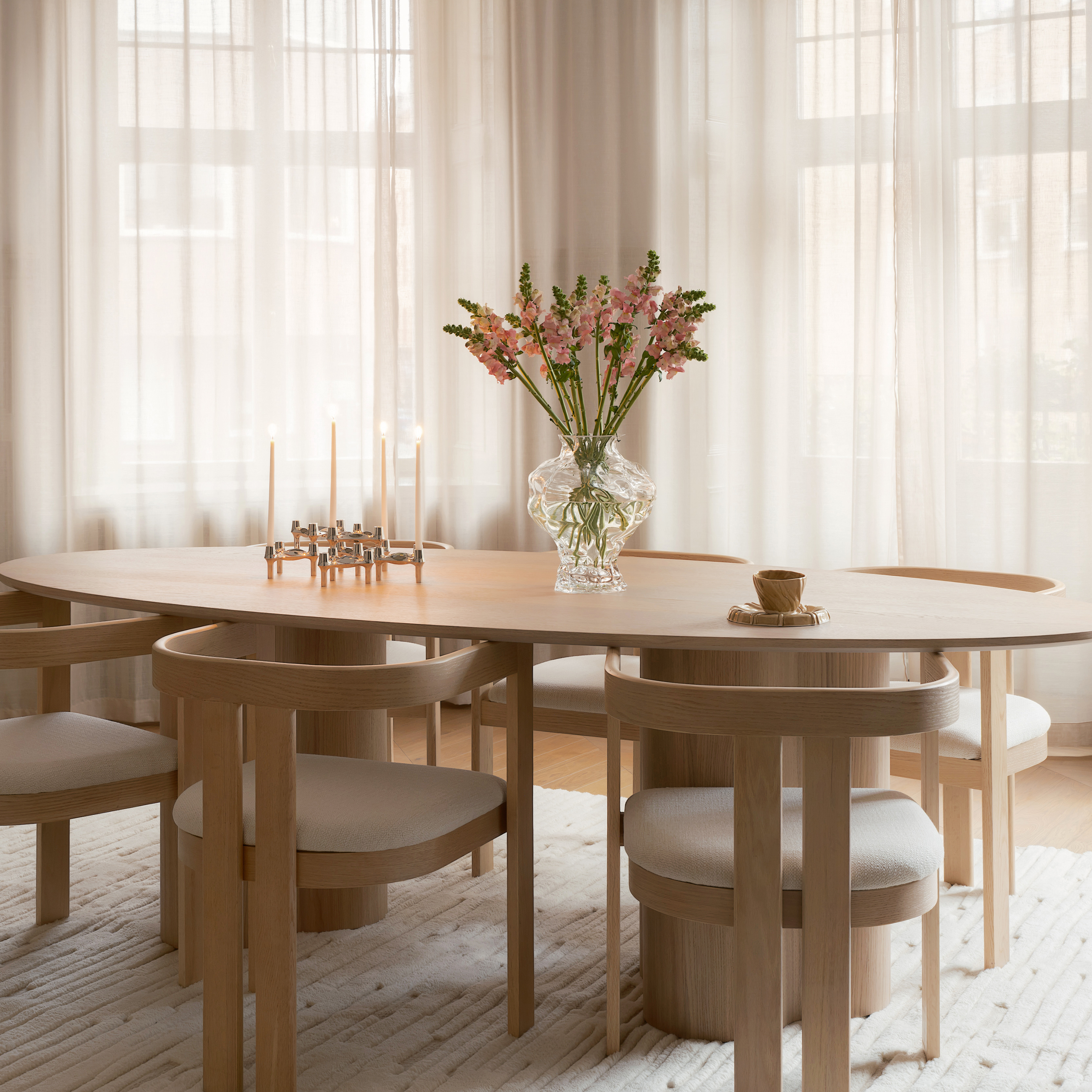 Hein Studio Ammonit Vas Clear Large