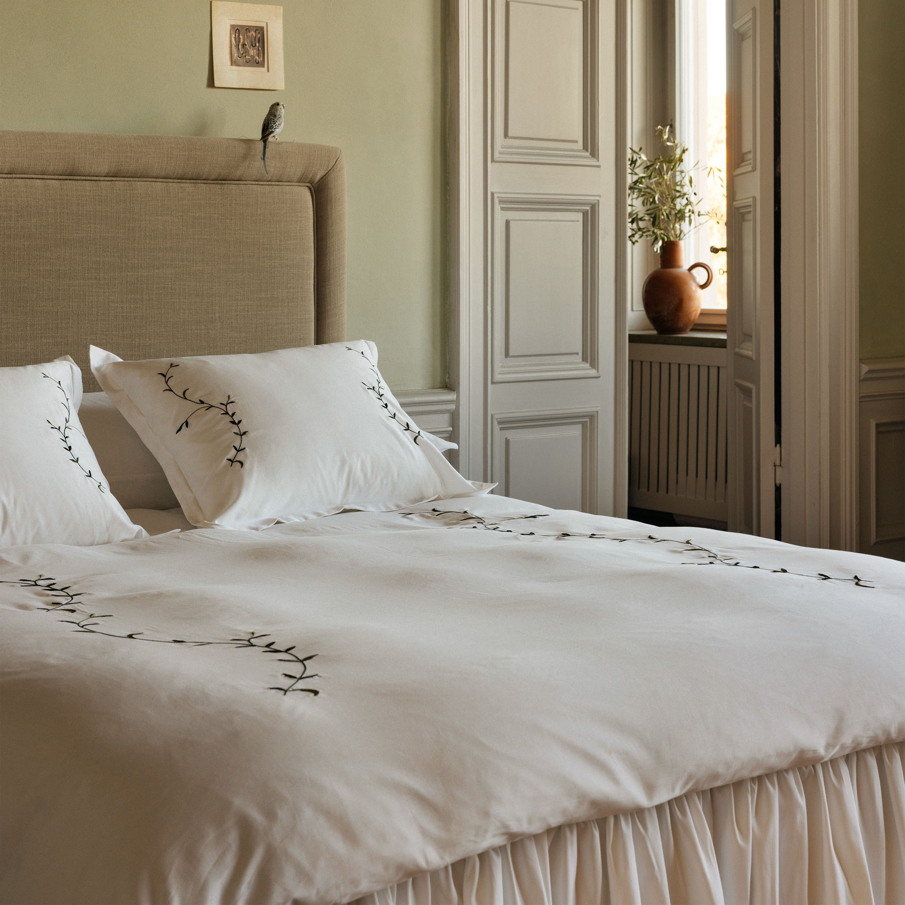 Mille Notti Vivace Örngott Satin Green 50x90