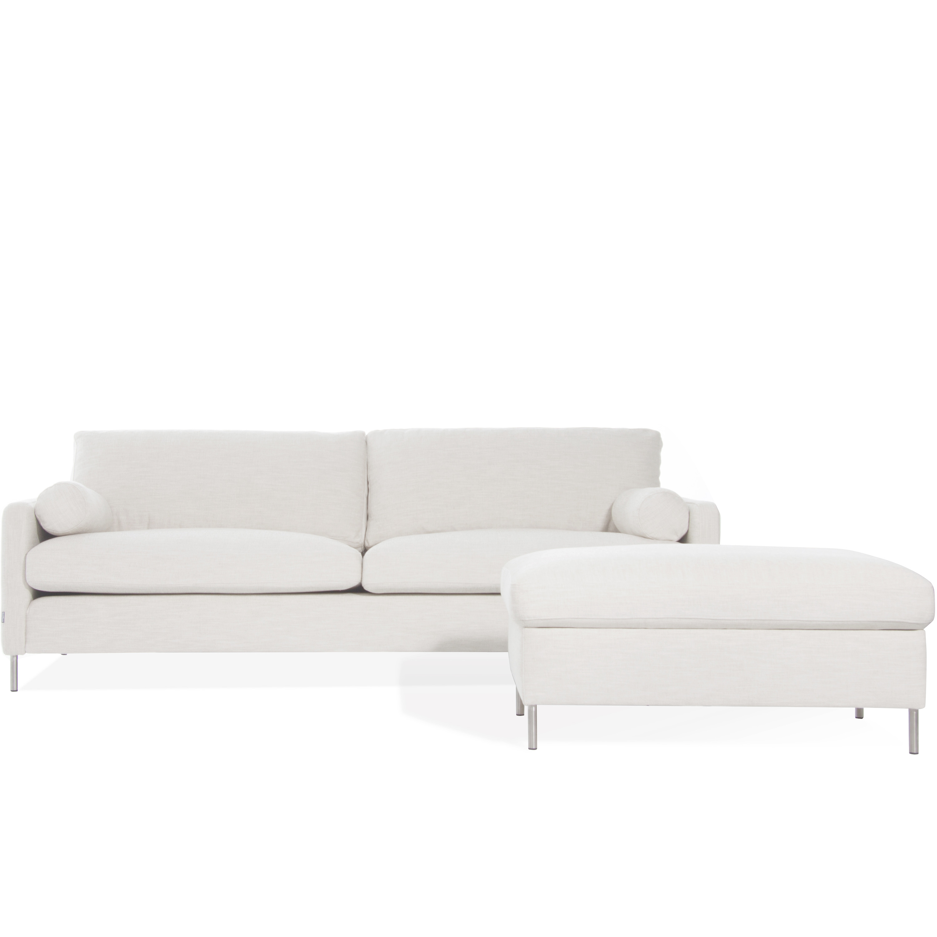 Sleepo Collection Åre Fotpall Vit 70x110