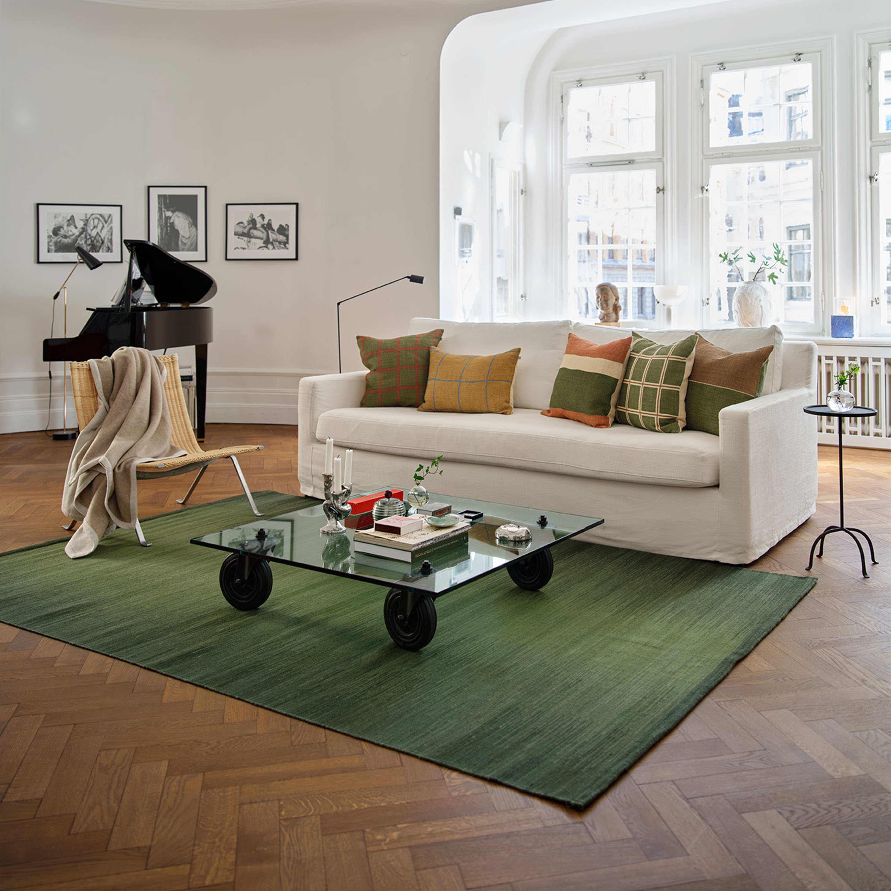 Chhatwal &amp; Jonsson Raha Tyynynpäällinen Cactus Green/Taupe 50x50