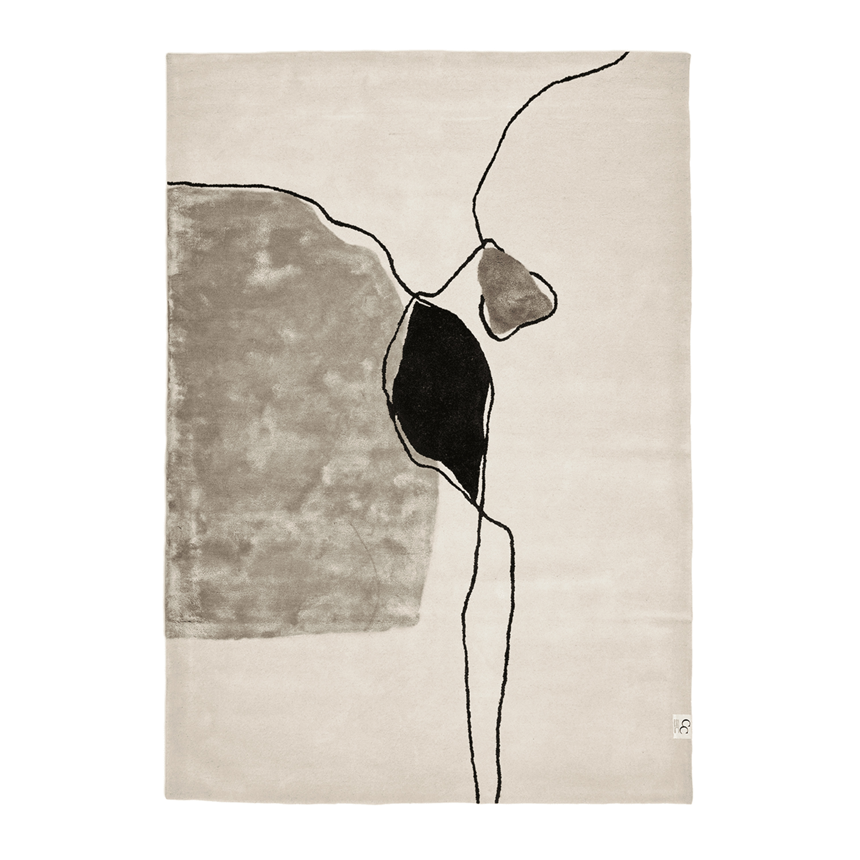 Abstract Ull/Viskosmatta Ivory 250x350