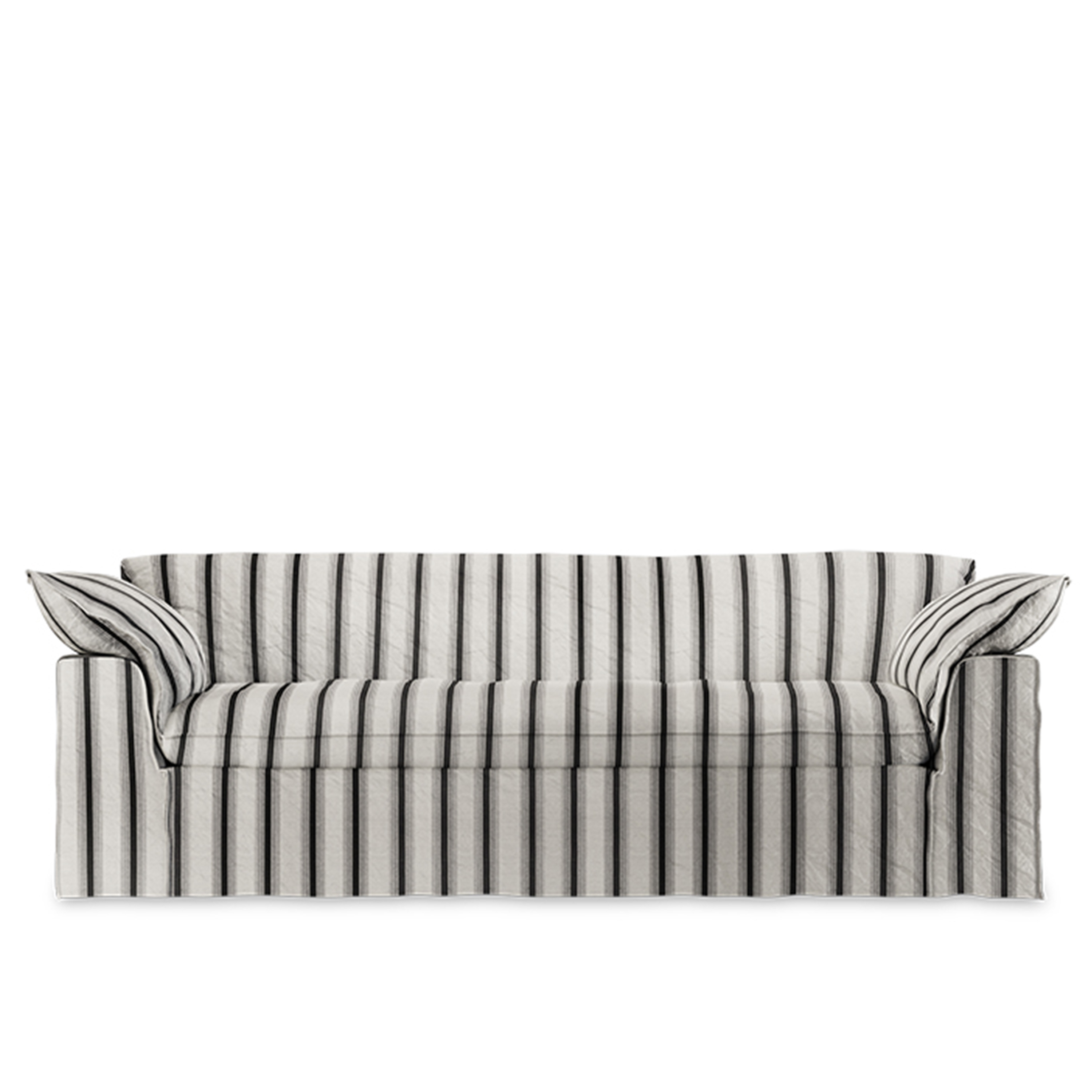 HKliving - Nomad Soffa Rocco/Chalkstripe 244cm - Vit