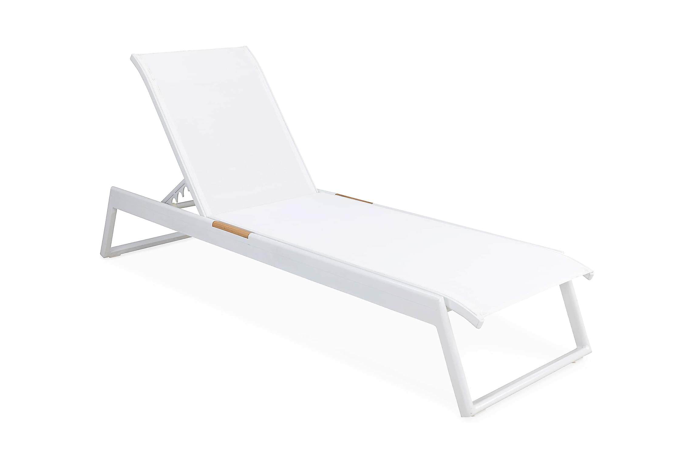 2-pack Nordic Outdoor - Dehli Solsäng Vit